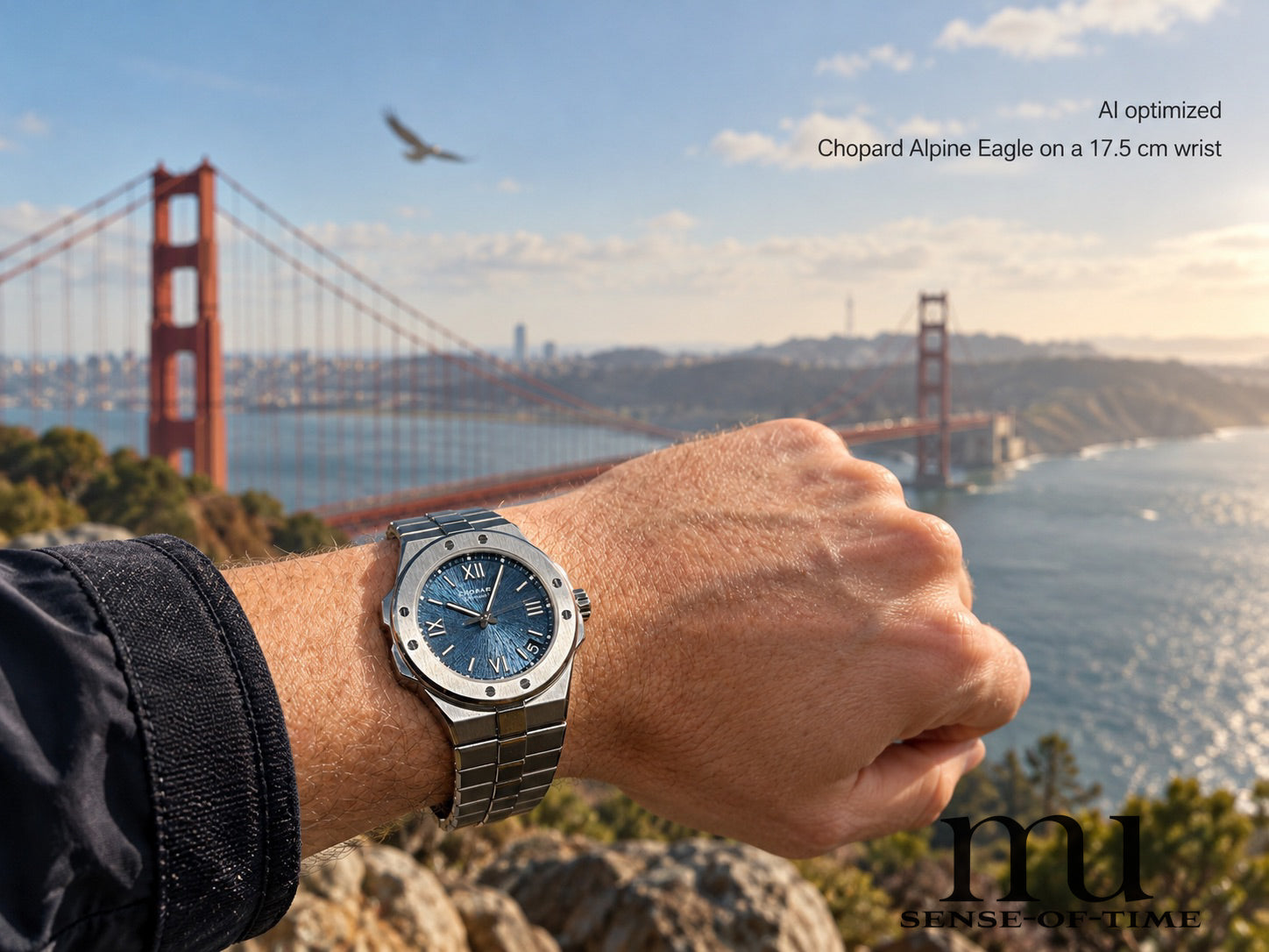 Chopard Alpine Eagle mit blauem Zifferblatt, Ref.: 298600