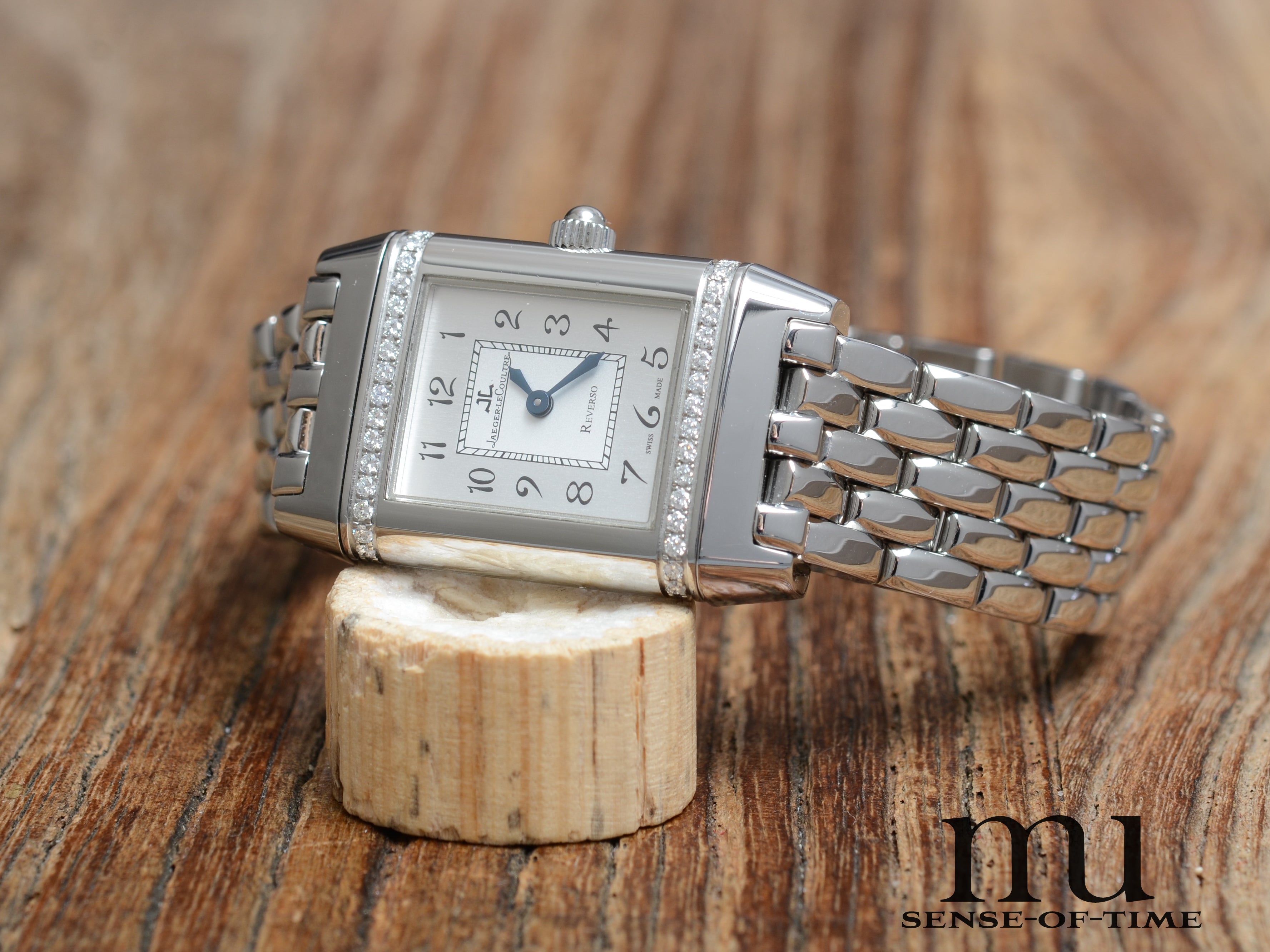 Jaeger leCoultre Reverso Lady Diamonds JLC-Service 7/2026, Ref: 265.8.08