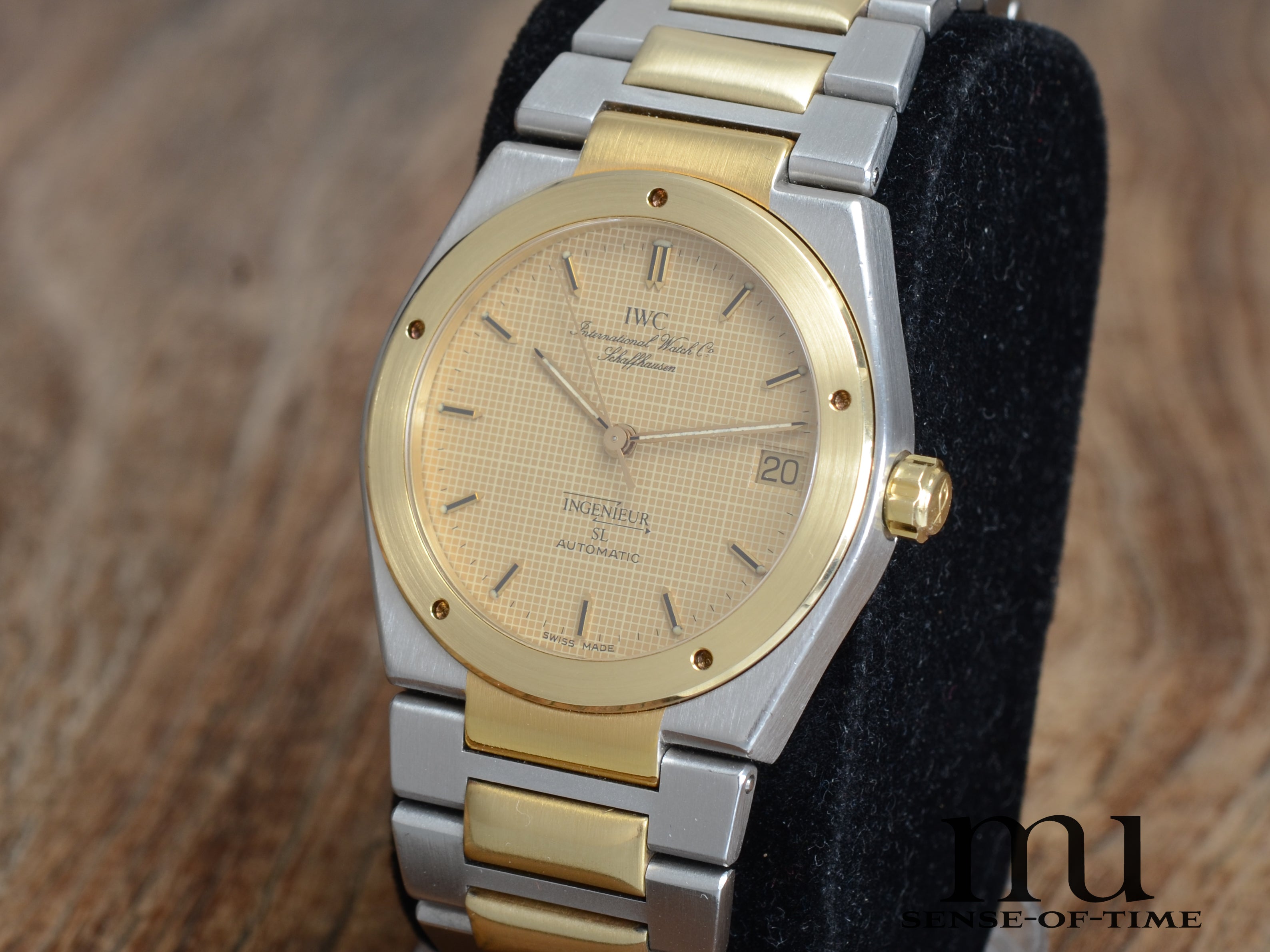 IWC Ingenieur SL Stahl/Gold Automatik goldenes Millimeter Dial, IW3506