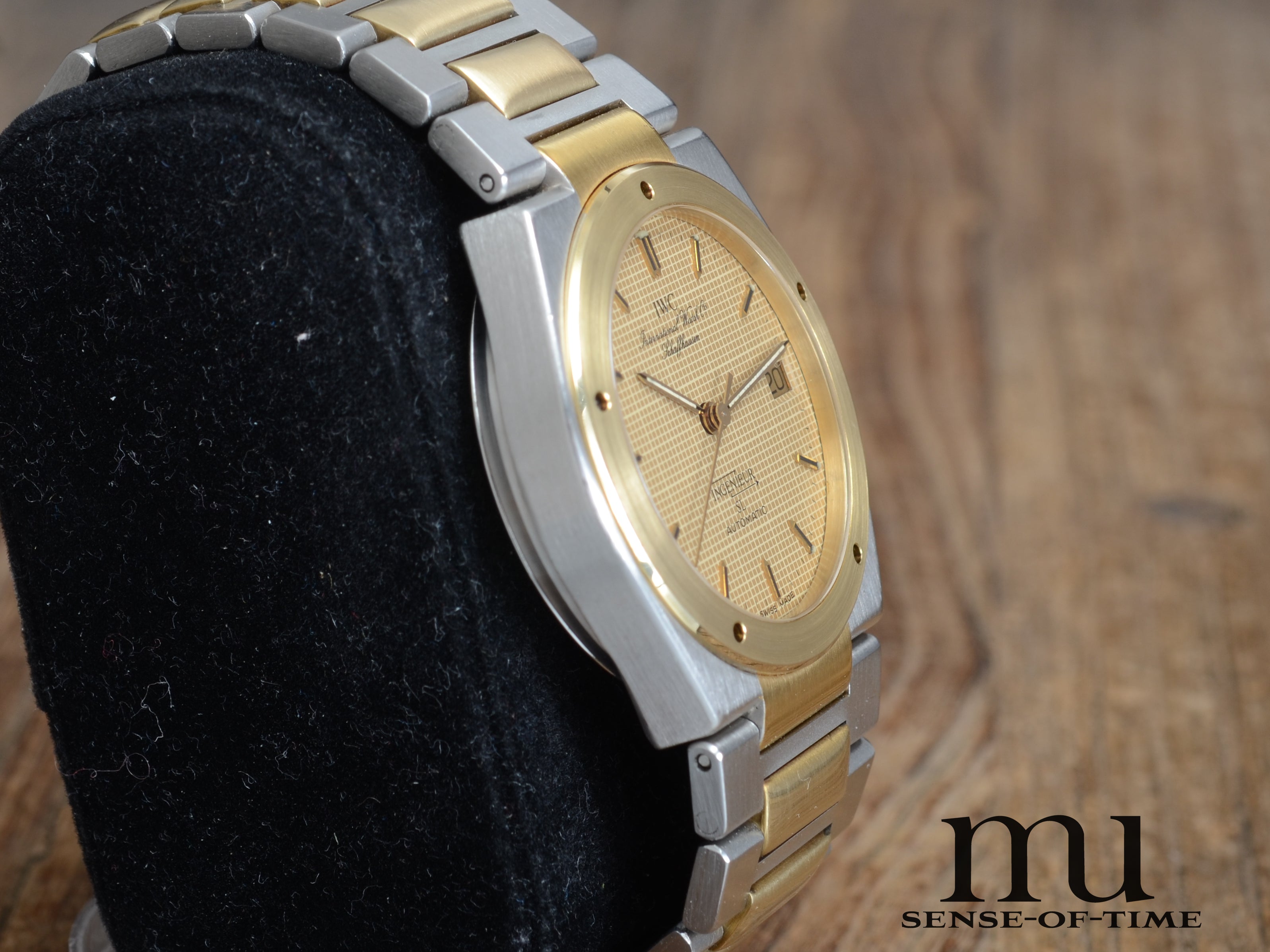 IWC Ingenieur SL Stahl/Gold Automatik goldenes Millimeter Dial, IW3506