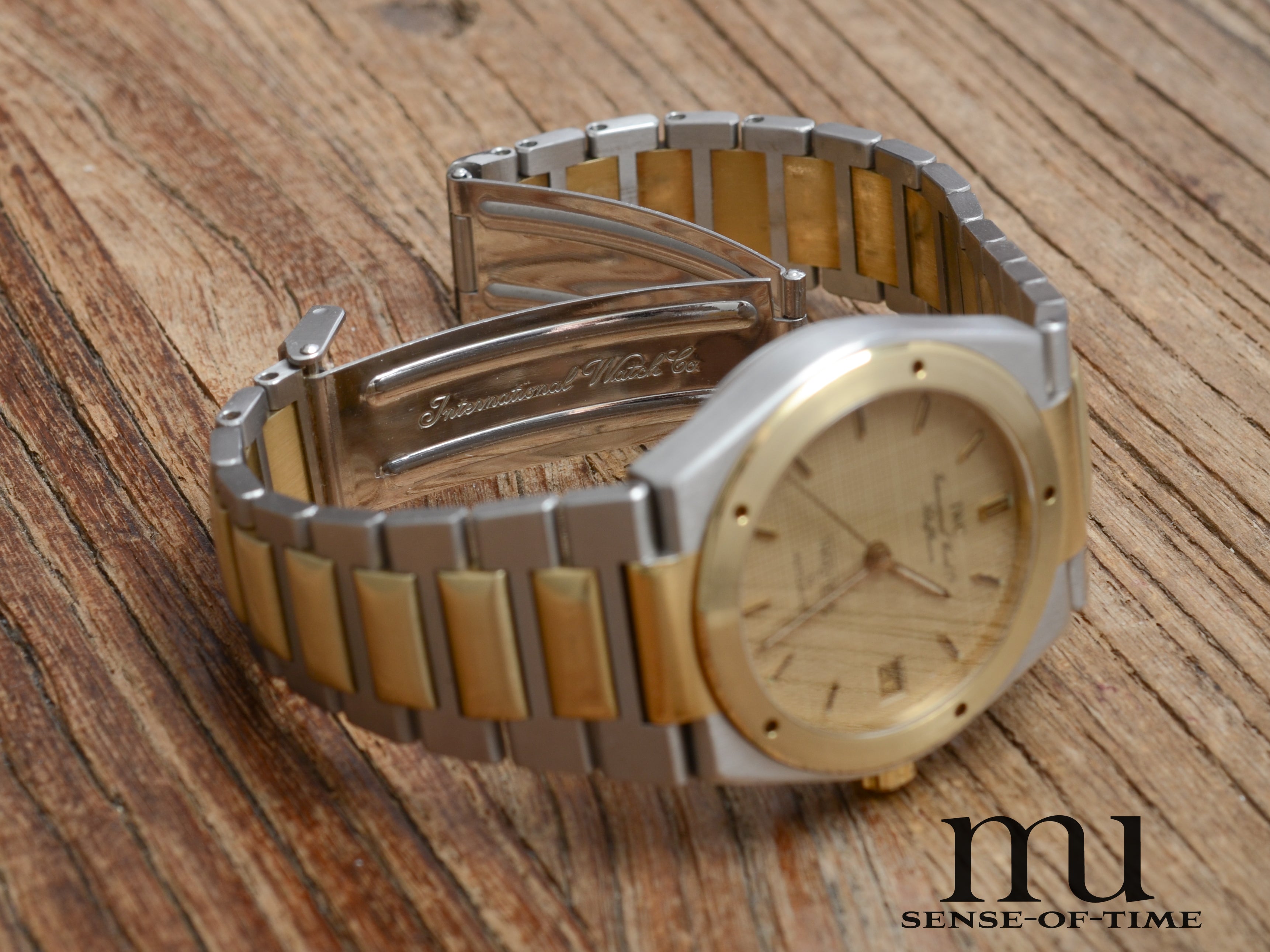 IWC Ingenieur SL Stahl/Gold Automatik goldenes Millimeter Dial, IW3506