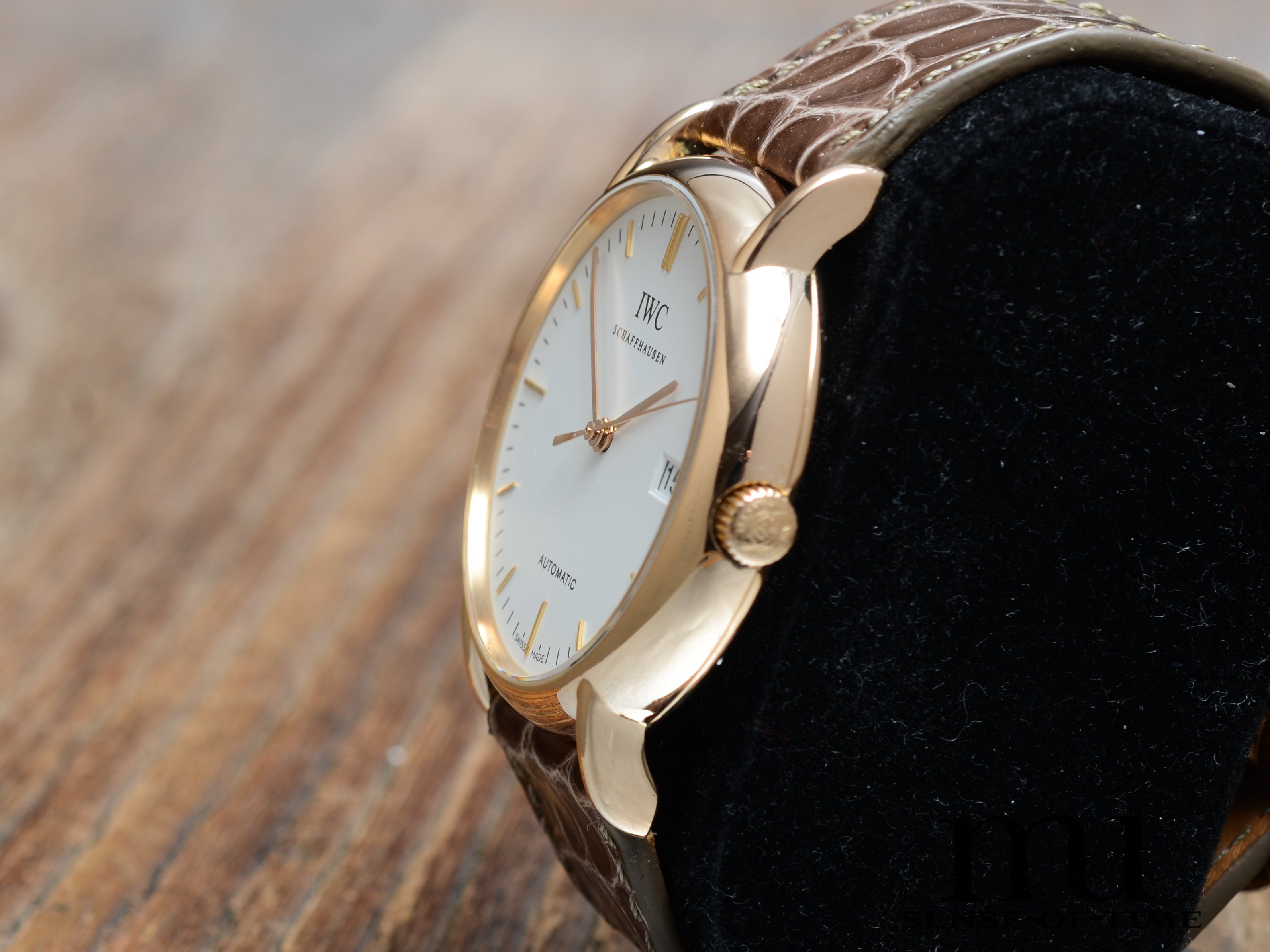 IWC Portofino 18kt Roségold 38mm, weißes Zifferblatt, Ref.: IW3533