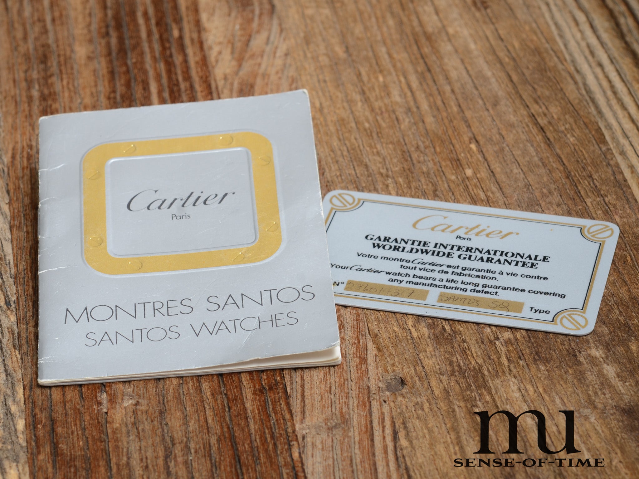 Cartier Santos Burgundi-Dial Automatik Stahl Medium, Ref.: 2960