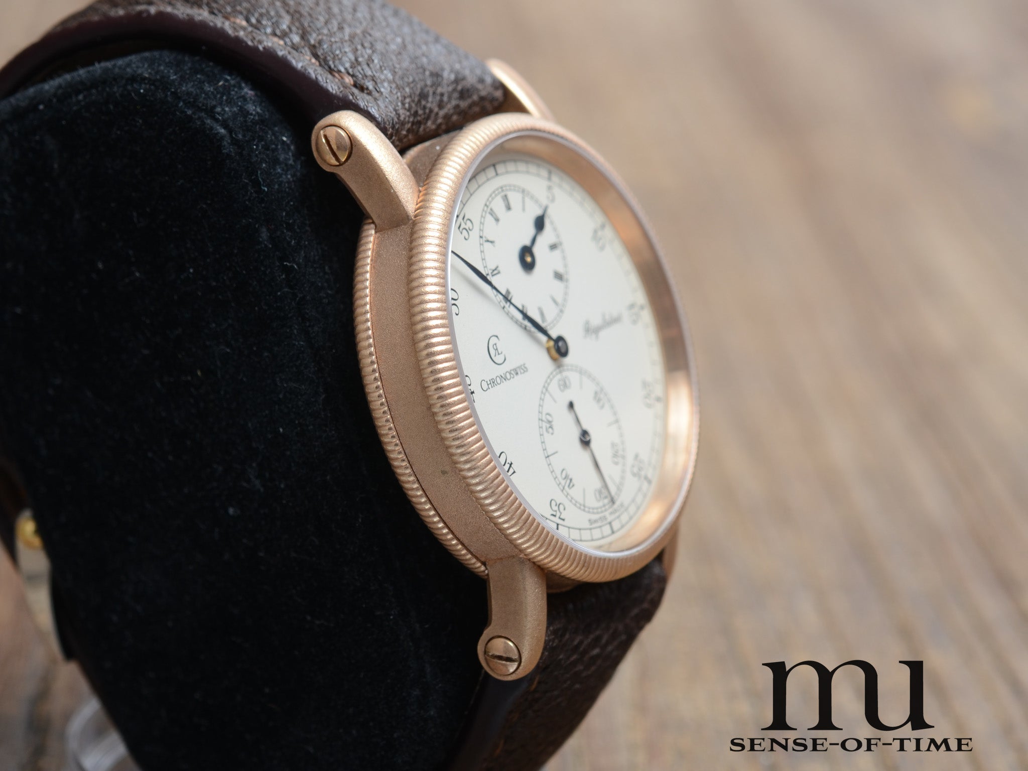 Chronoswiss Regulateur Bronze, 1. Serie Handaufzug-Kaliber, Ref.: CH6327