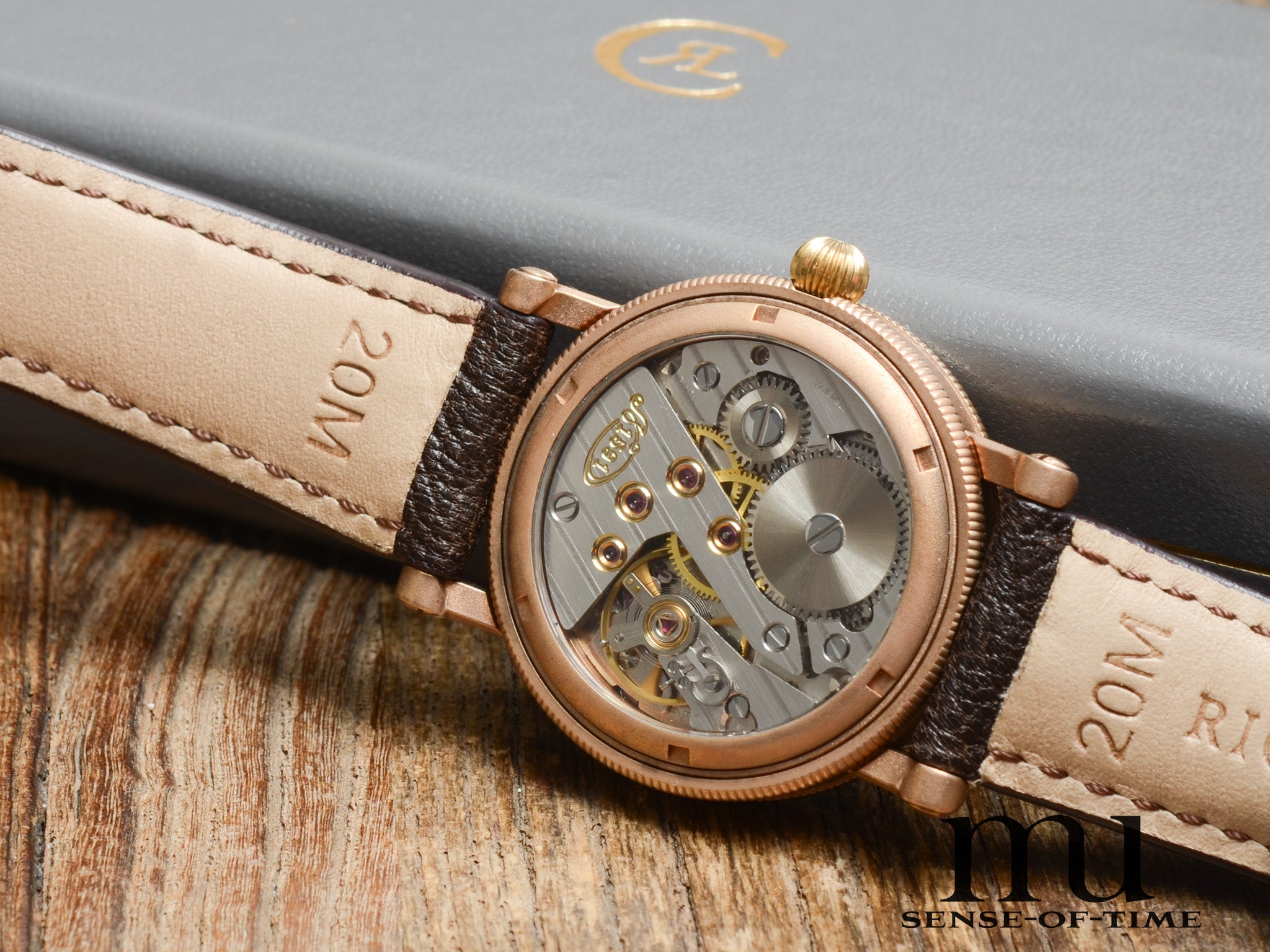 Chronoswiss Regulateur Bronze, 1. Serie Handaufzug-Kaliber, Ref.: CH6327