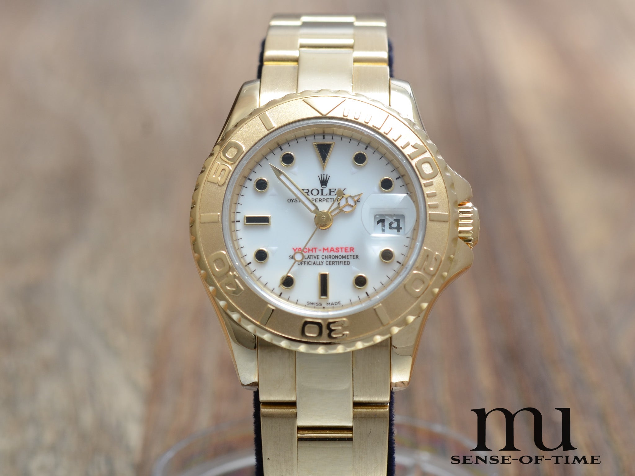 Rolex Yachtmaster Lady 18kt Gold, Ref.: 169628