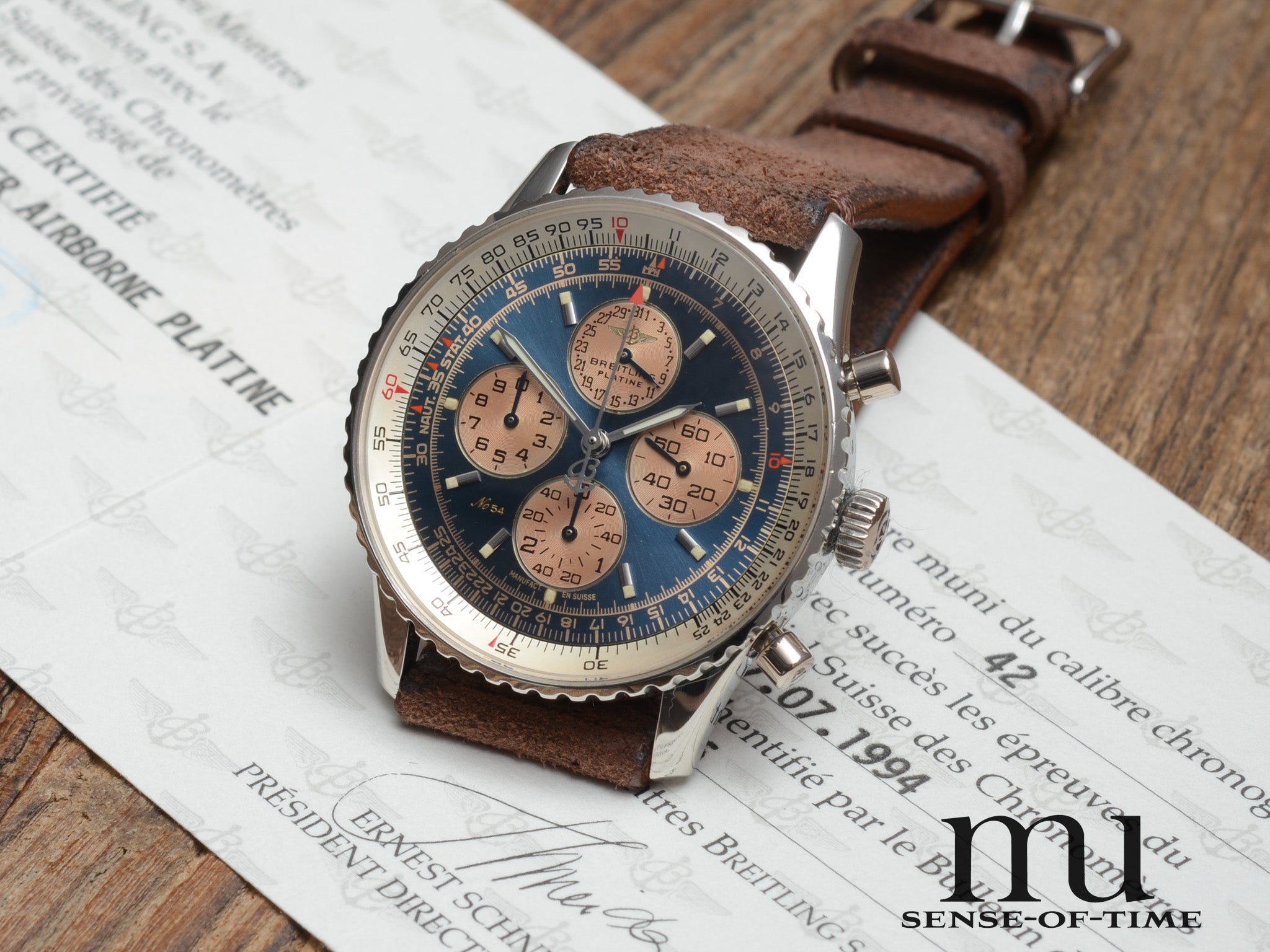 Breitling Navitimer Airborne, Platin, Limited Edition, Full Set, Ref.: L33030