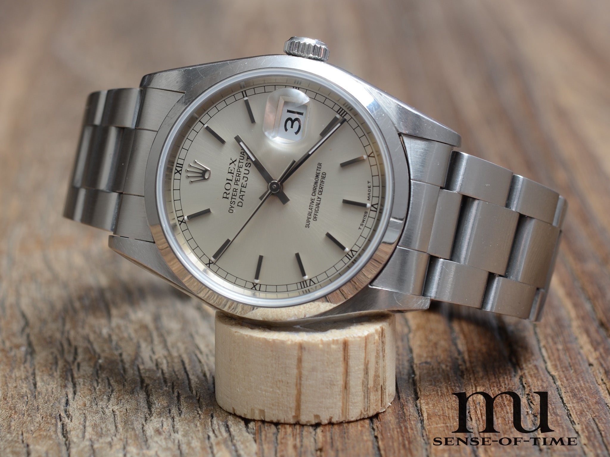 Rolex Oyster Perpetual Datejust 36mm, Oyster-Bracelet, Ref. 16200