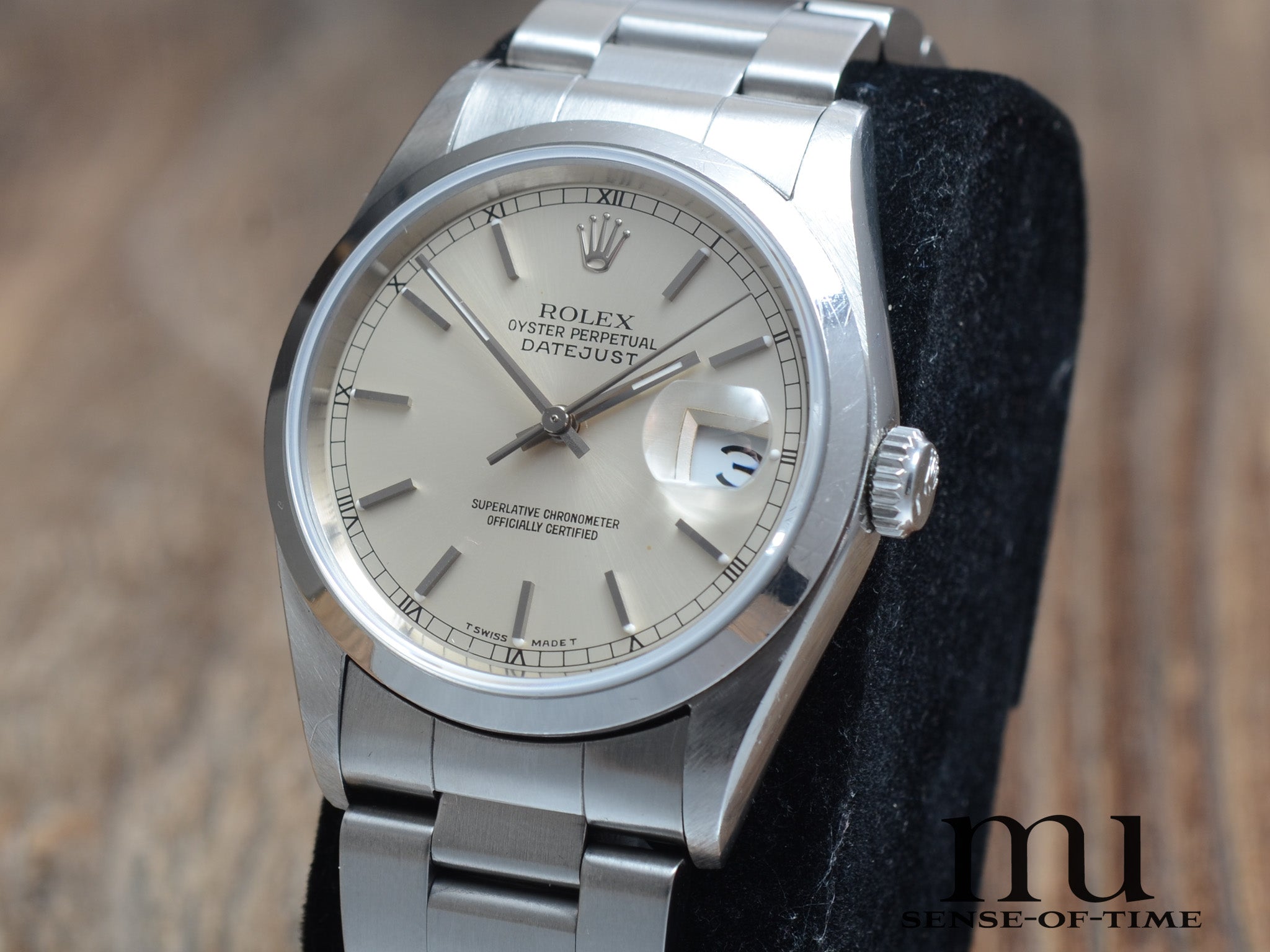 Rolex Oyster Perpetual Datejust 36mm, Oyster-Bracelet, Ref. 16200