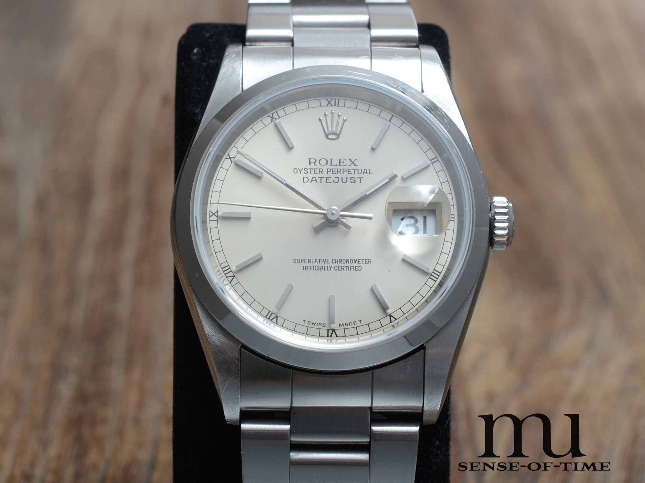 Rolex Oyster Perpetual Datejust 36mm, Oyster-Bracelet, Ref. 16200