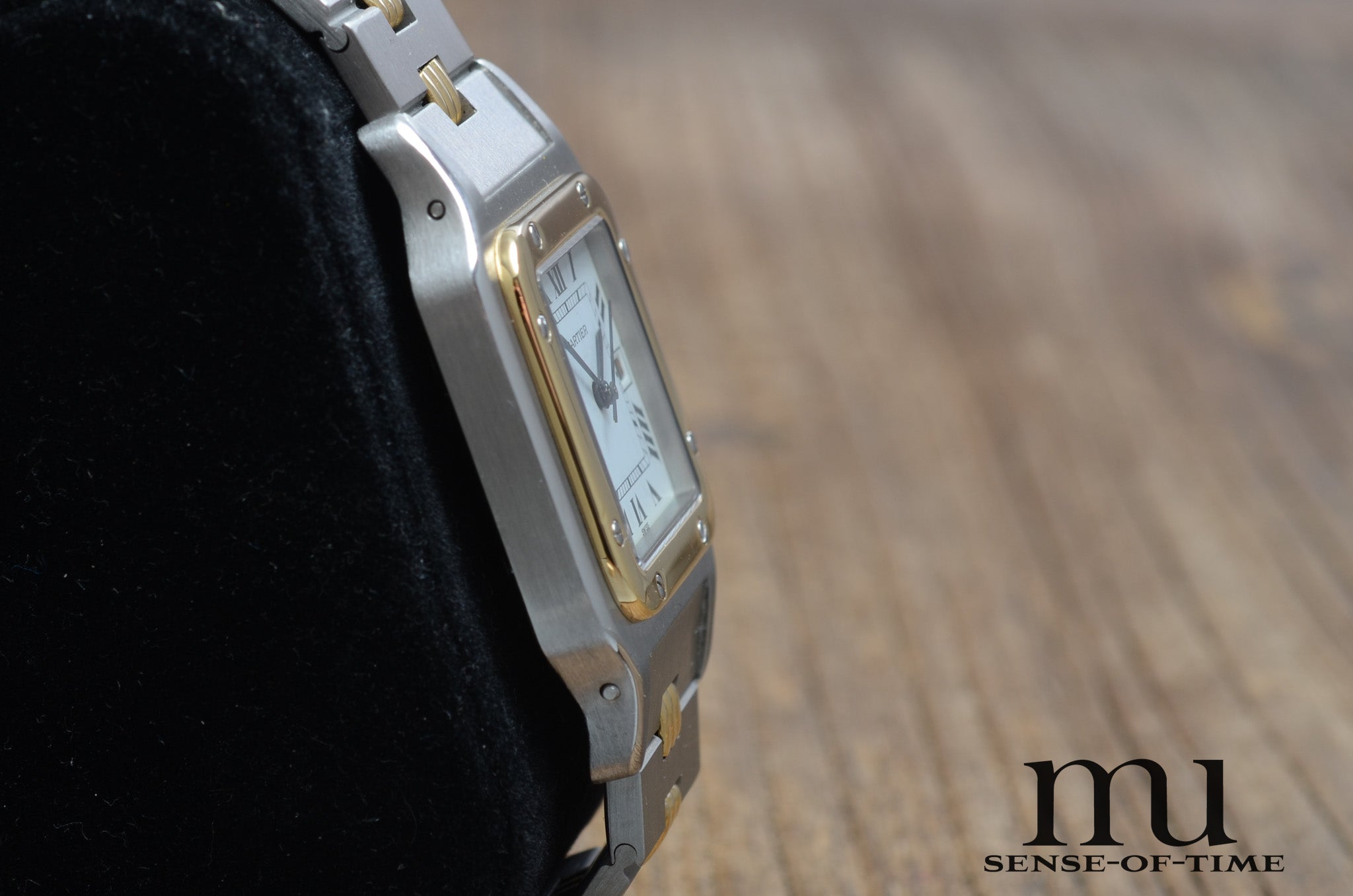 Cartier Santos de Cartier Galbée Automatik Stahl/Gold, Ref.: 2961