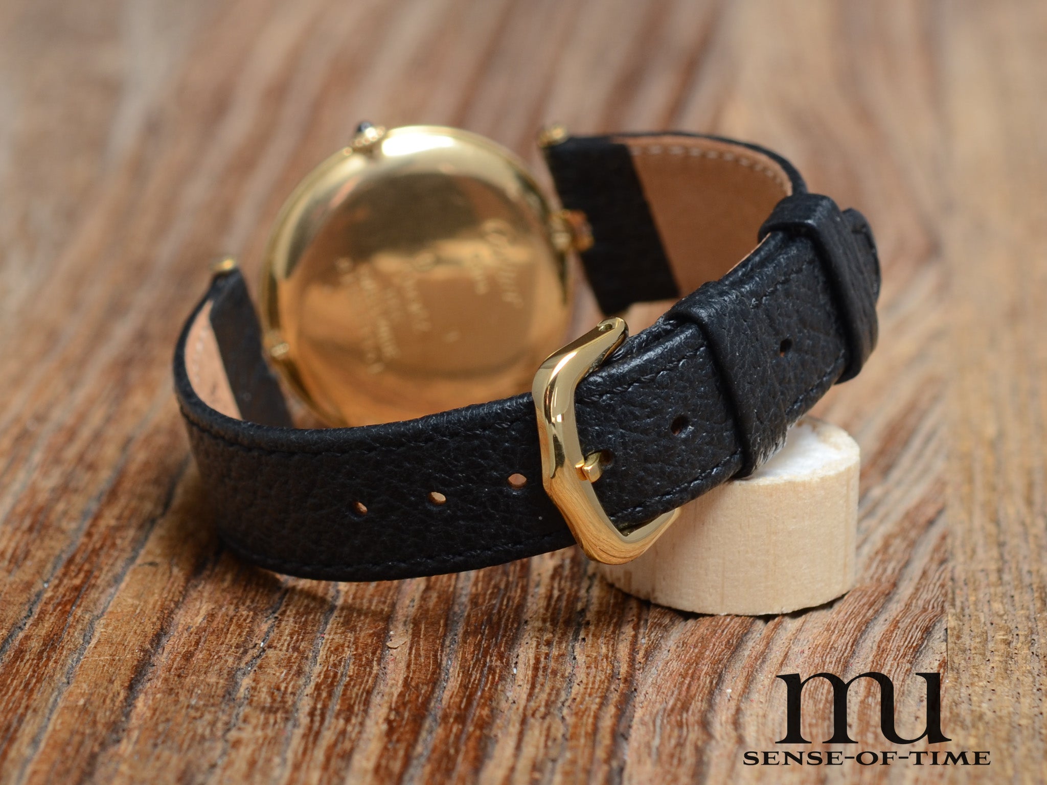 Cartier Vendome Trinity 18kt Gold, Patina Dial, Ref.: 81003