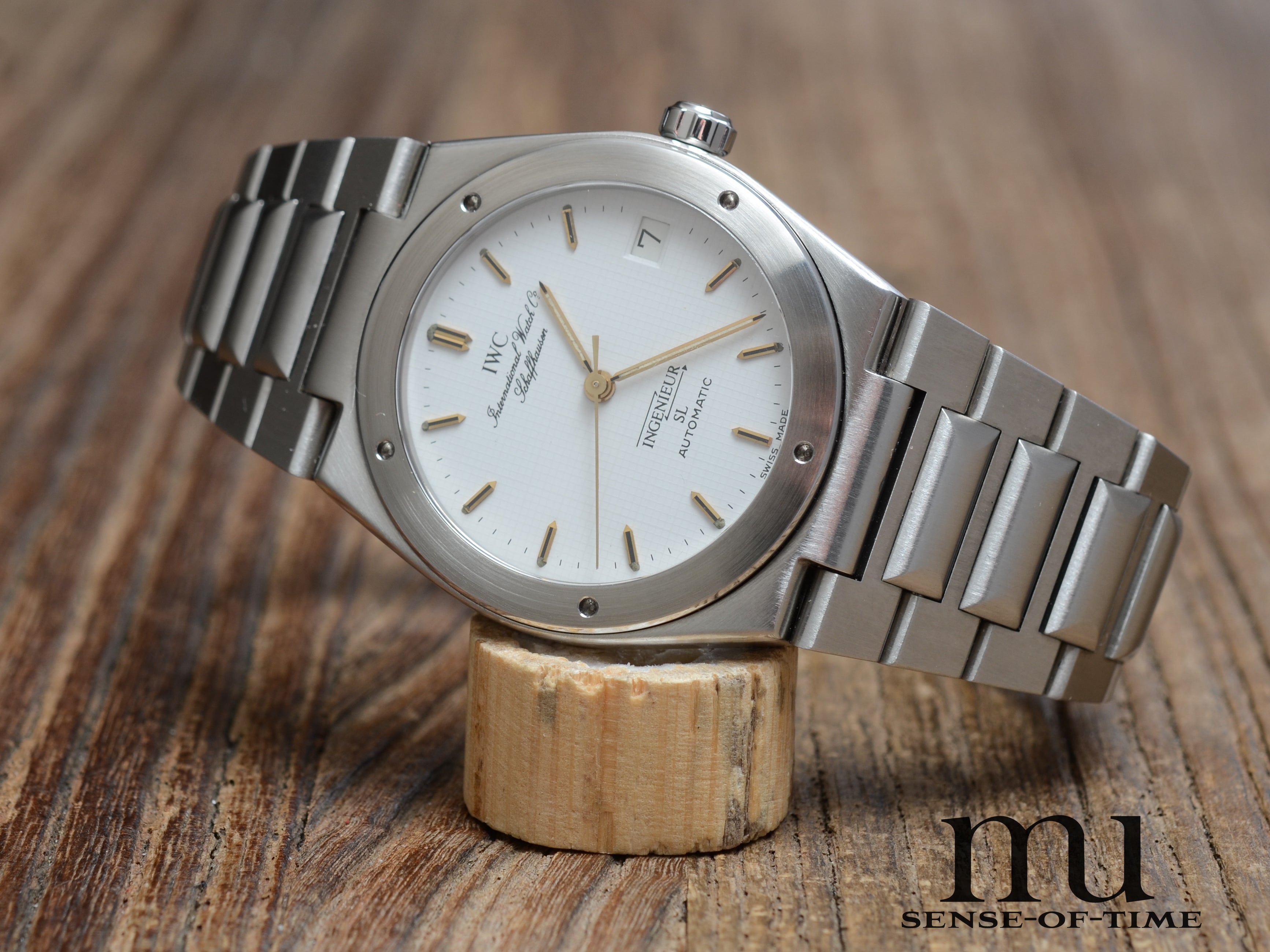 IWC Ingenieur SL Automatik weißes Millimeter Dial, IW3506