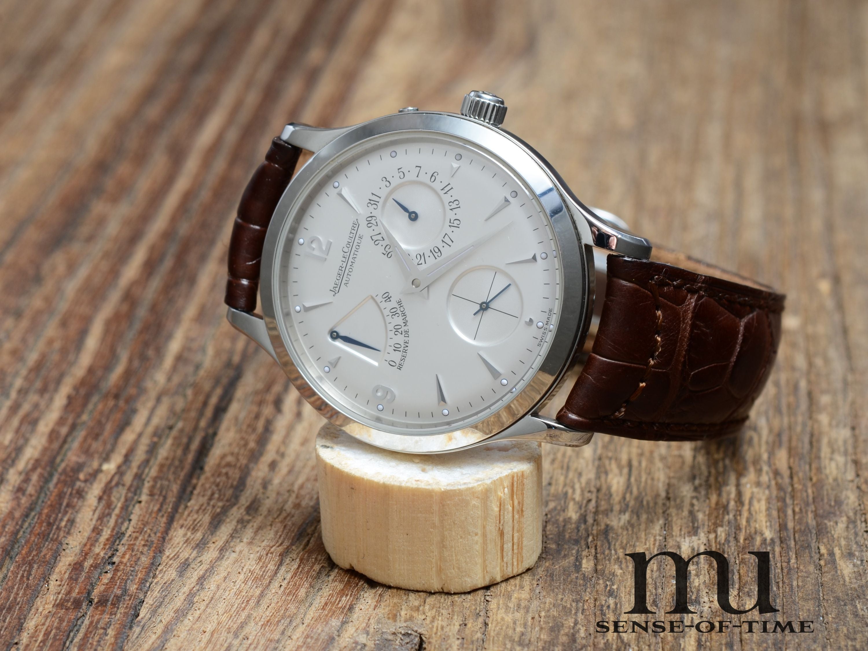 Jaeger leCoultre Reserve de Marche Master Control, Sichtboden, Ref: 140.8.93 S