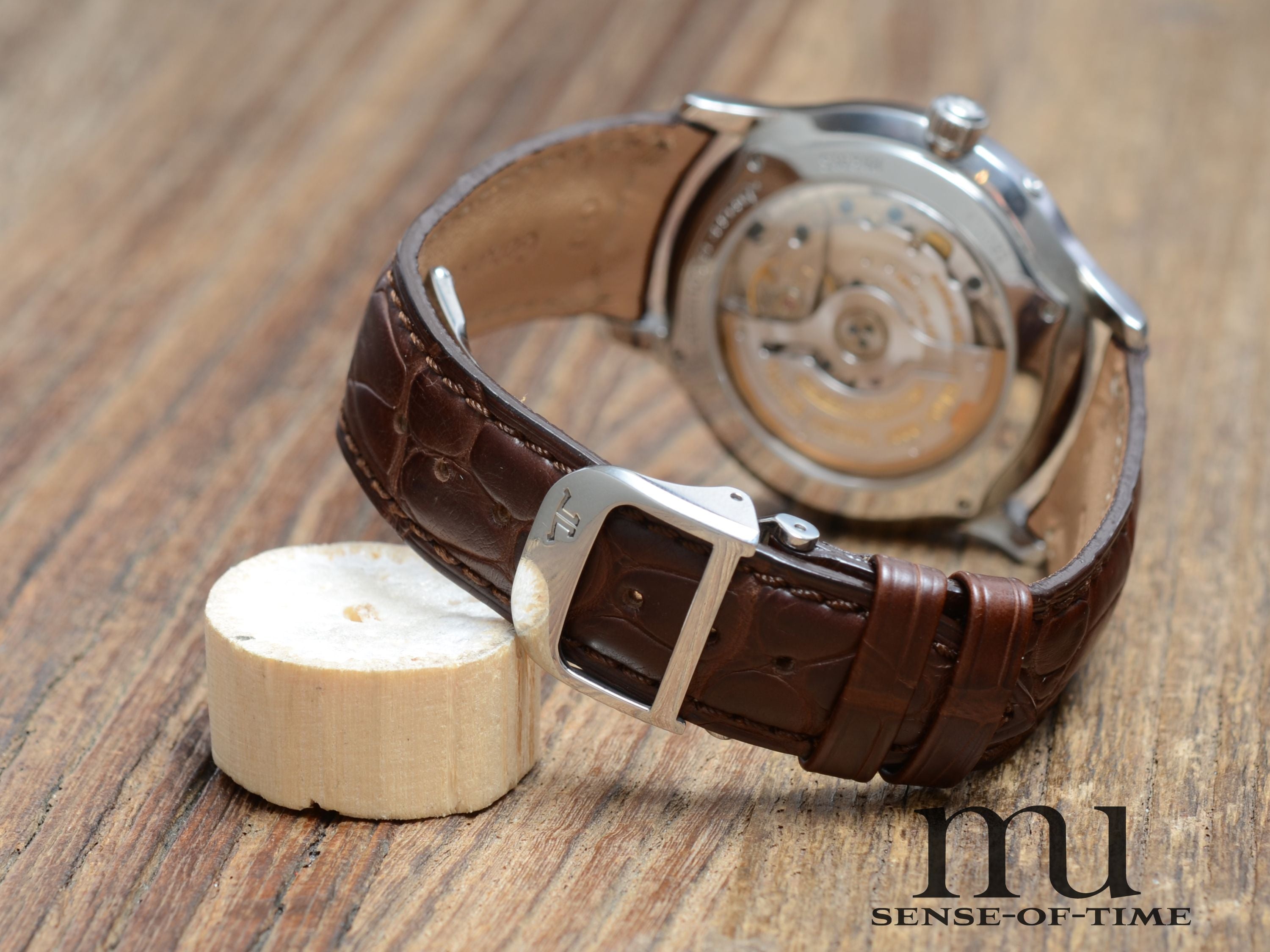 Jaeger leCoultre Reserve de Marche Master Control, Sichtboden, Ref: 140.8.93 S