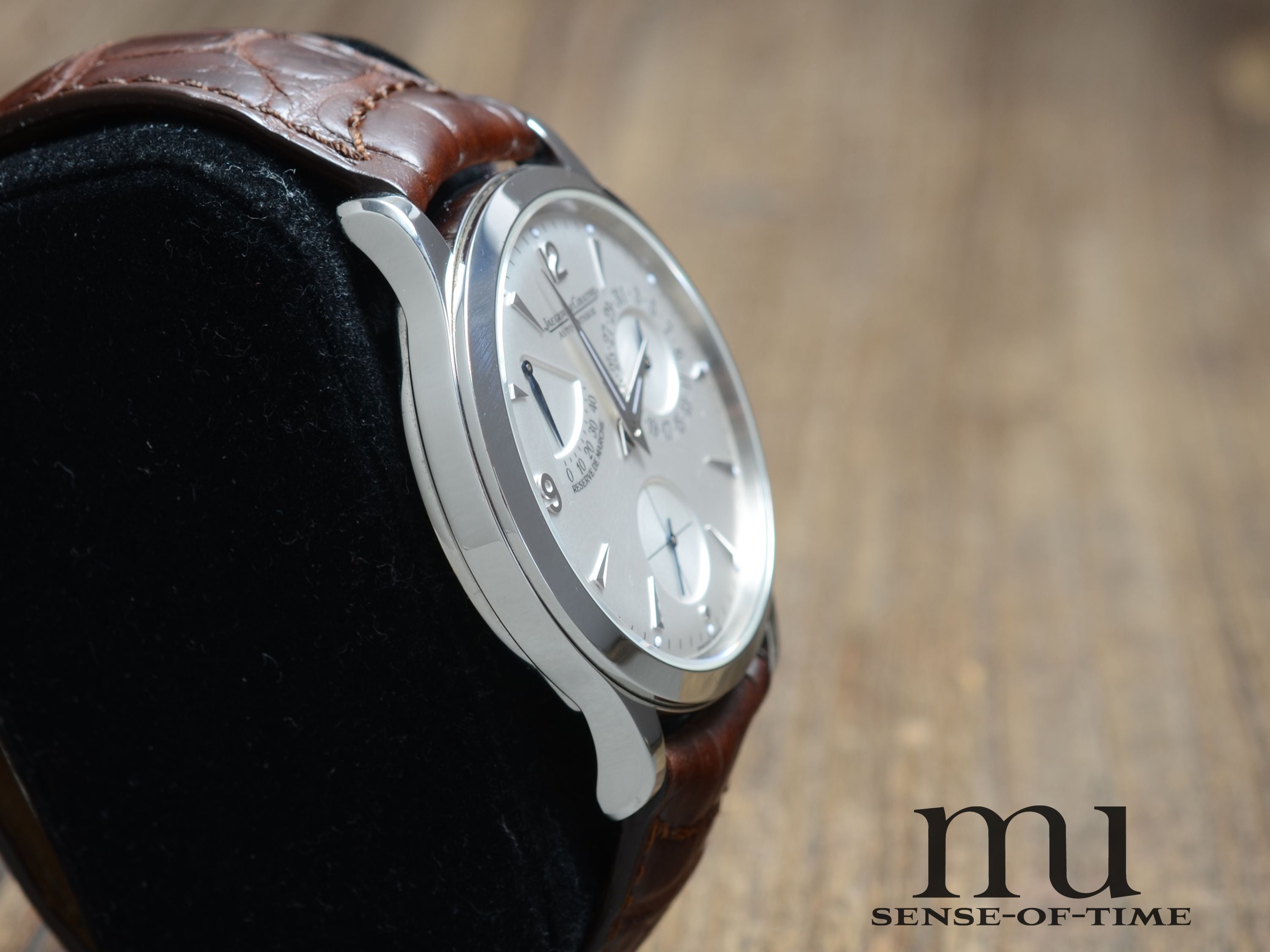 Jaeger leCoultre Reserve de Marche Master Control, Sichtboden, Ref: 140.8.93 S