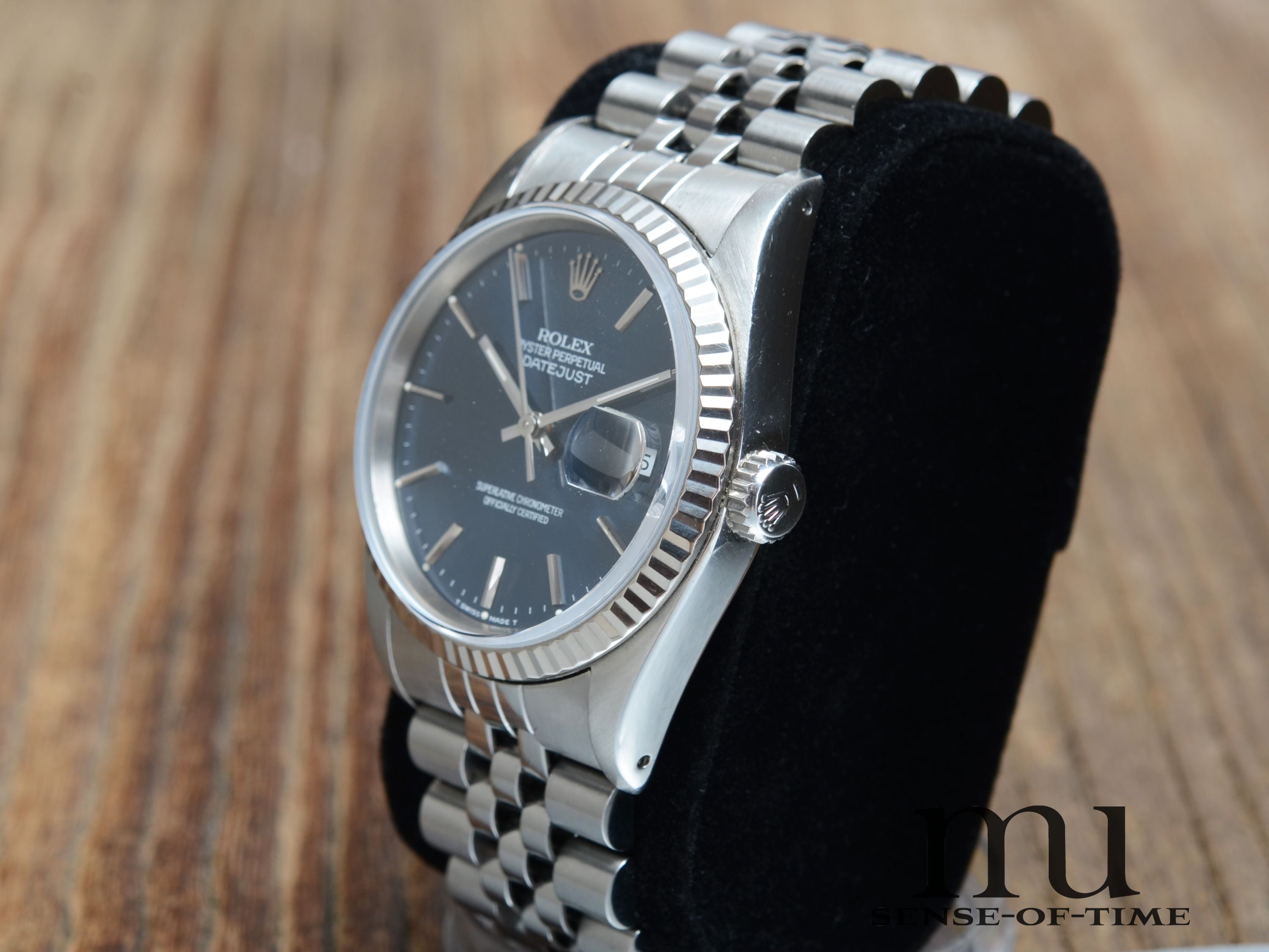 Rolex Oyster Perpetual Datejust 36mm Stahl/Gold, Blaues Zifferblatt, Ref. 16234