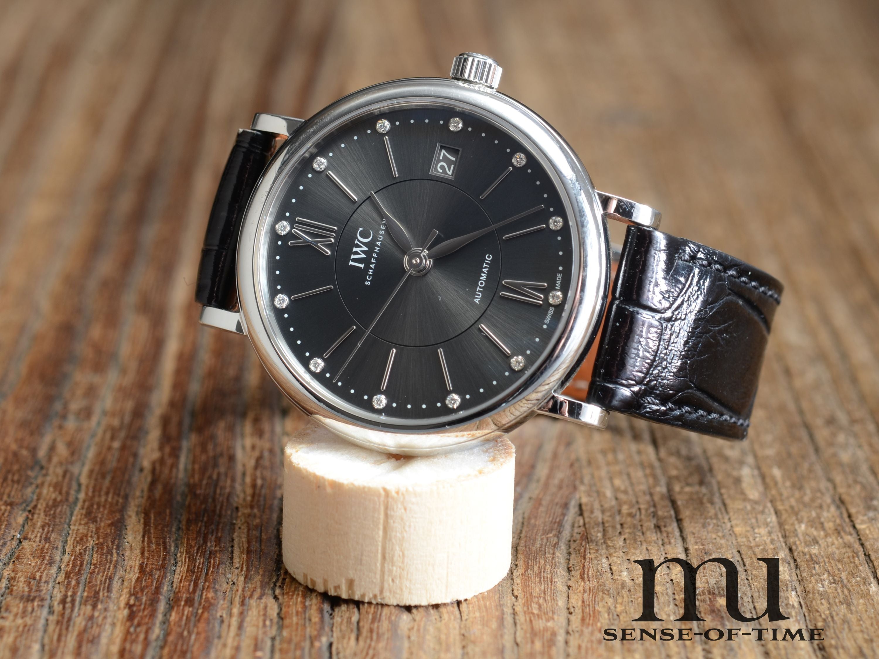 IWC Portofino mit grauem Diamant-Zifferblatt, Ref.: IW4581