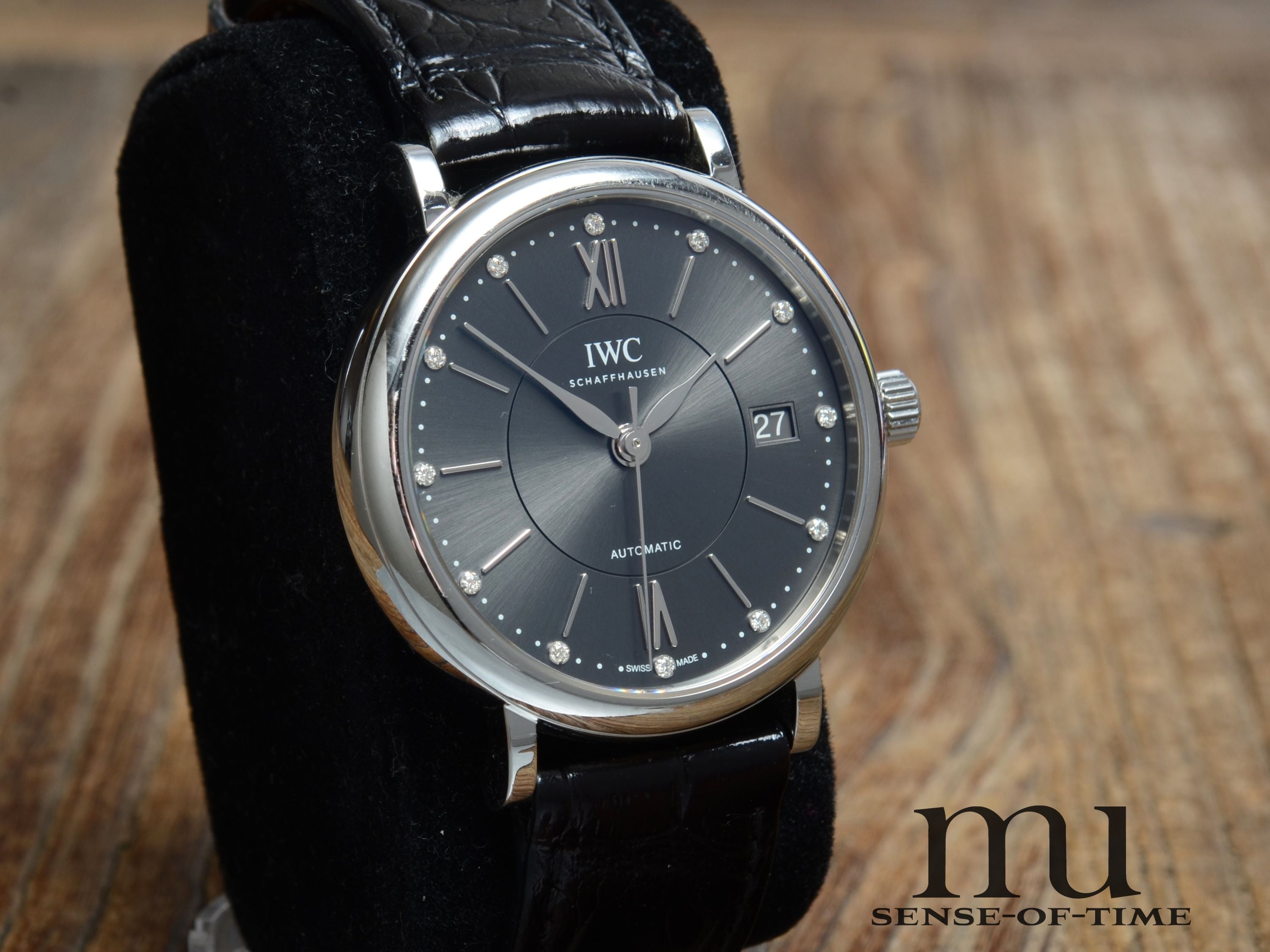 IWC Portofino mit grauem Diamant-Zifferblatt, Ref.: IW4581