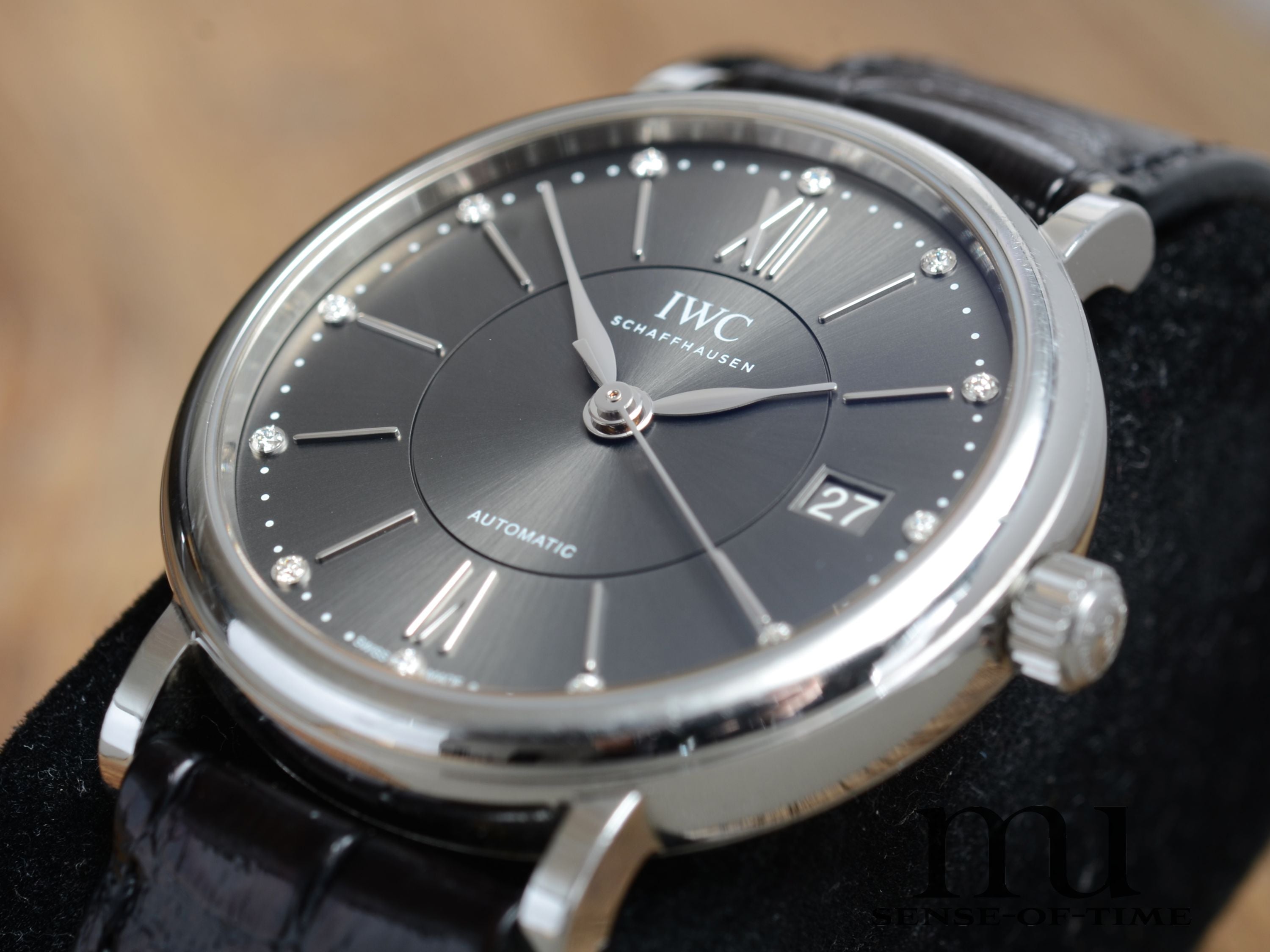 IWC Portofino mit grauem Diamant-Zifferblatt, Ref.: IW4581