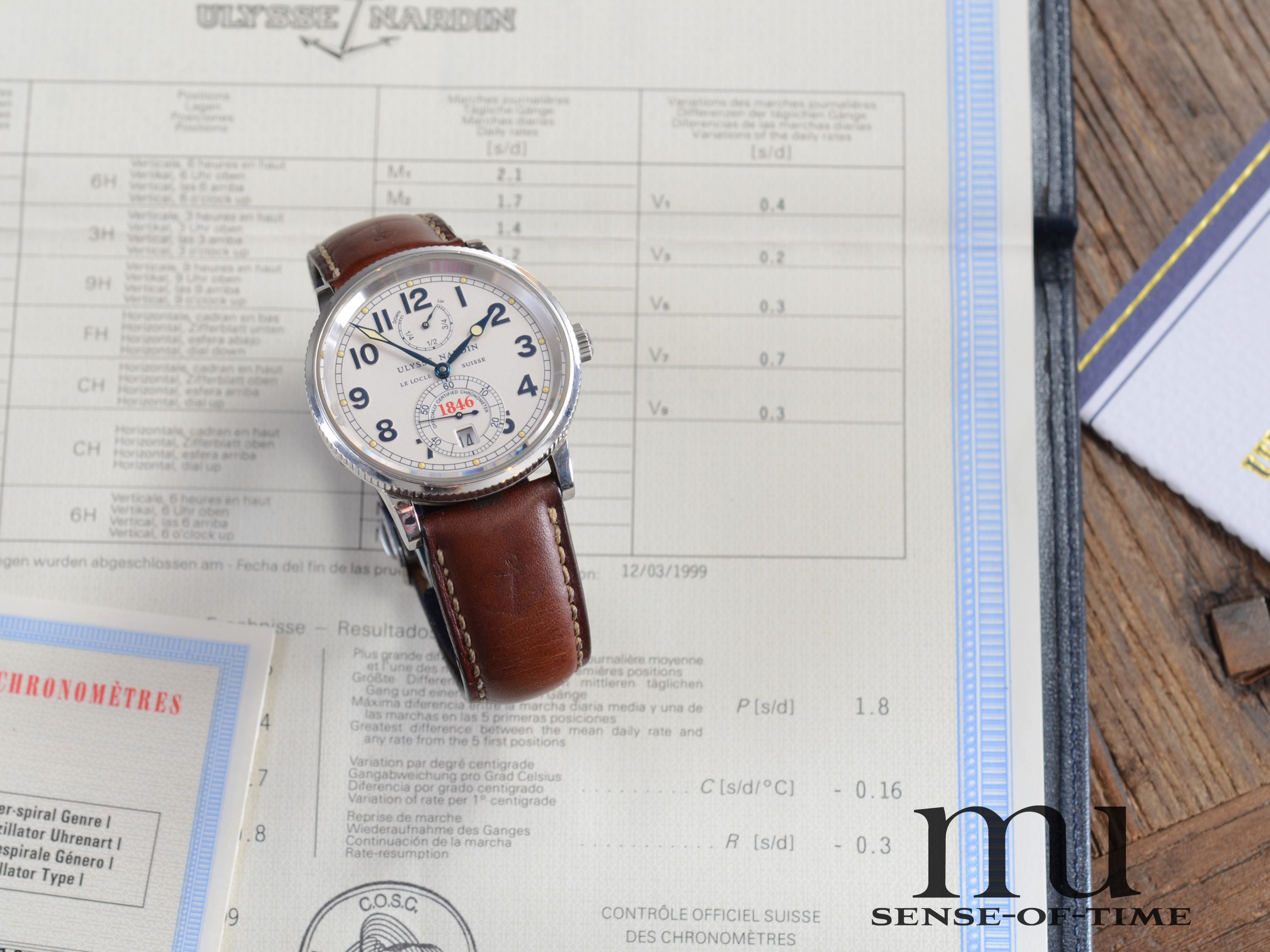 Ulysse Nardin Marine Chronometer 1846, Ref.: 263-22