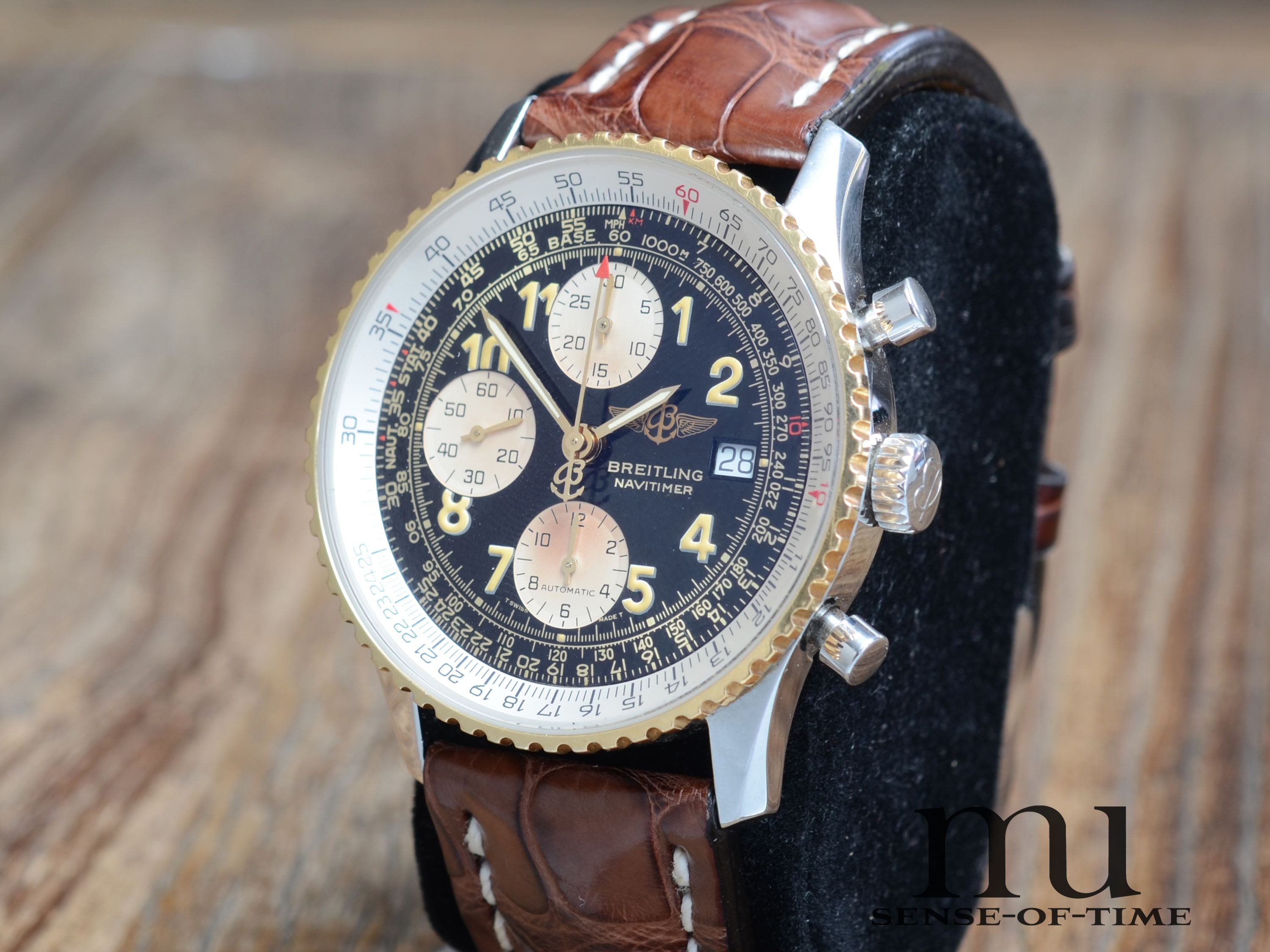 Breitling Old Navitimer Vintage Tritium Dial & Hands Stahl/Gold, Ref.: D13022