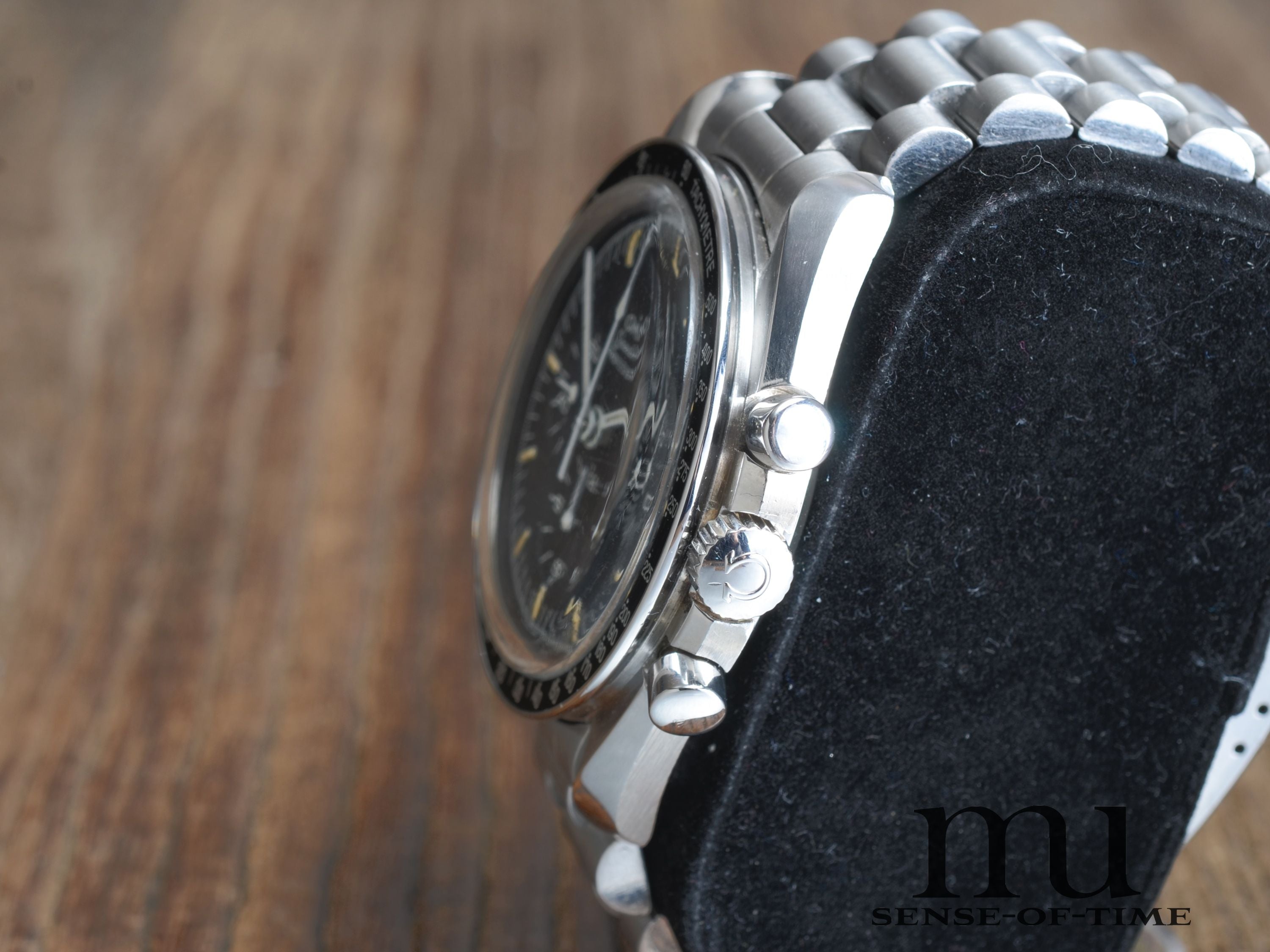 Omega Speedmaster Prof. Vintage Long S Long R mit 1450.808 Edelstahlband