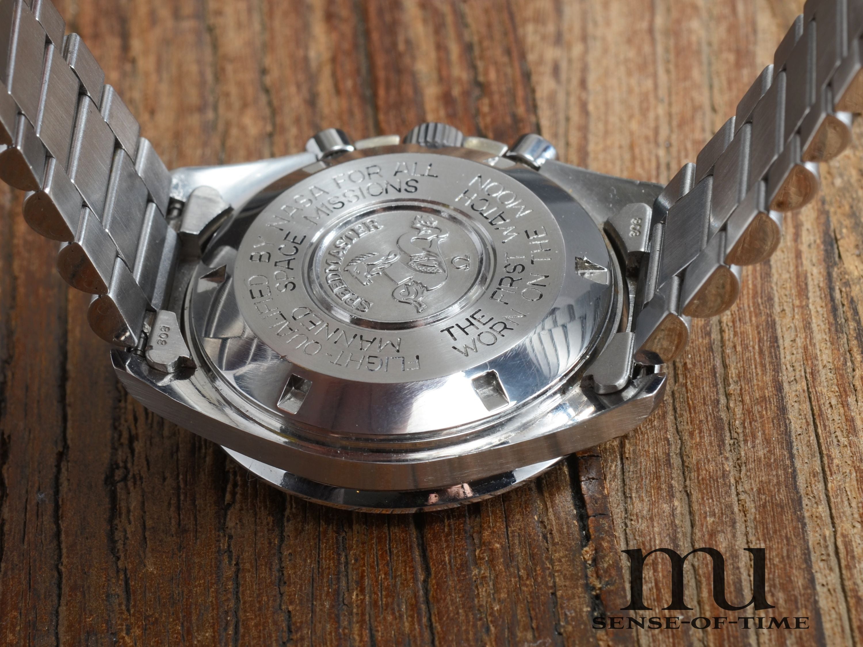 Omega Speedmaster Prof. Vintage Long S Long R mit 1450.808 Edelstahlband