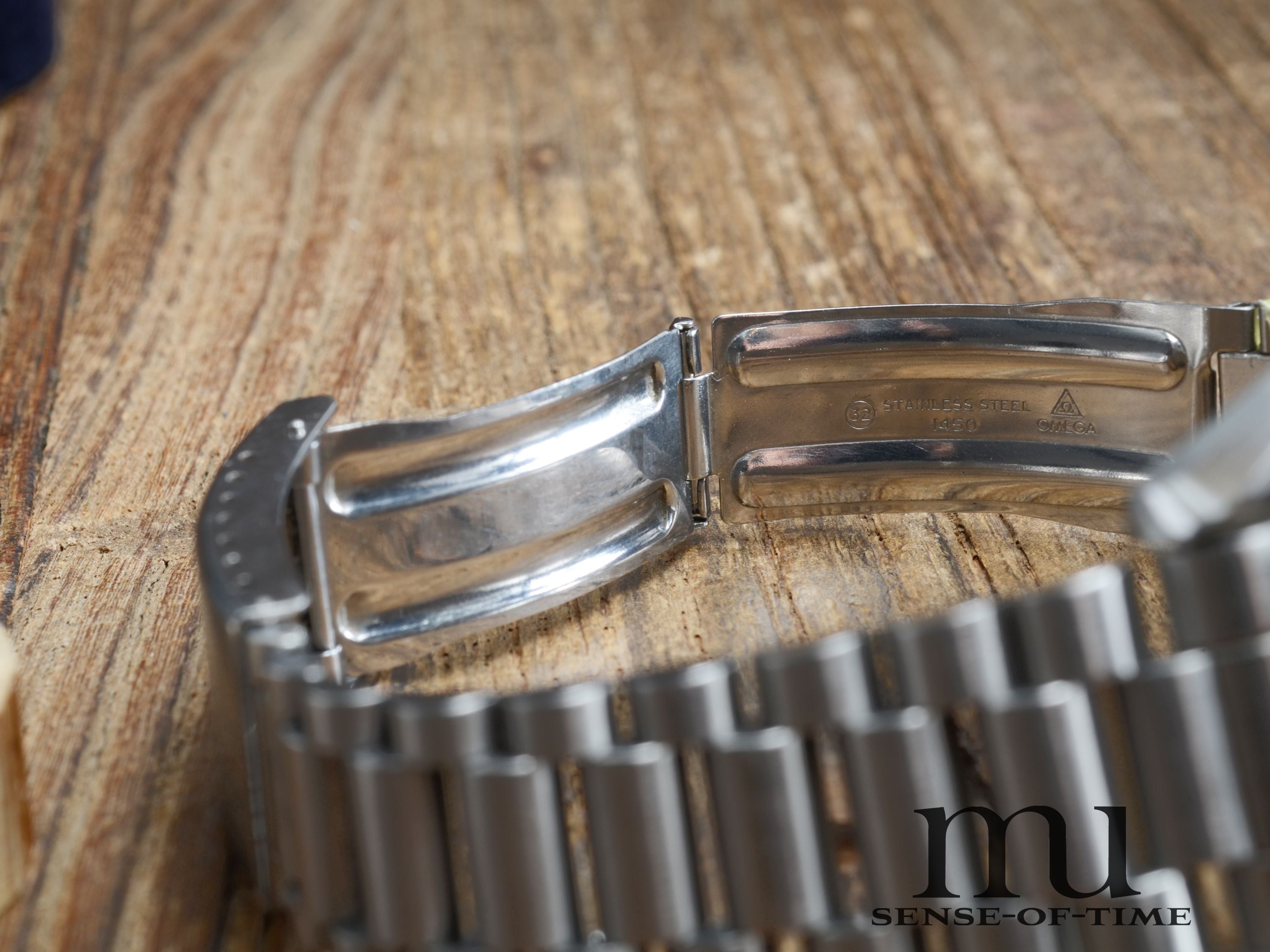 Omega Speedmaster Prof. Vintage Long S Long R mit 1450.808 Edelstahlband