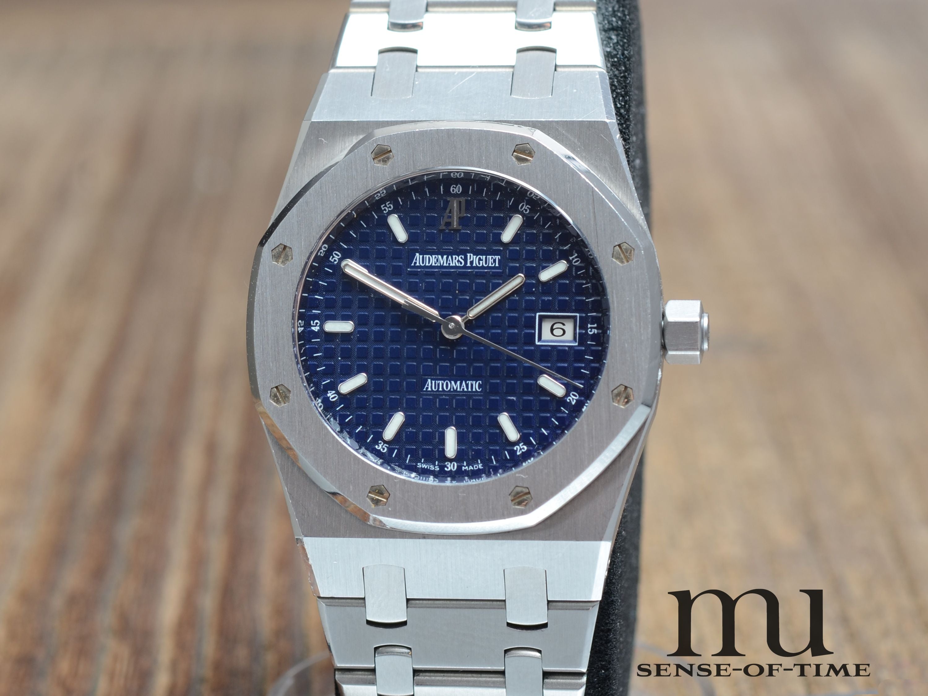 Audemars Piguet Royal Oak Stahl, Blue Dial, Ref.: 15000ST