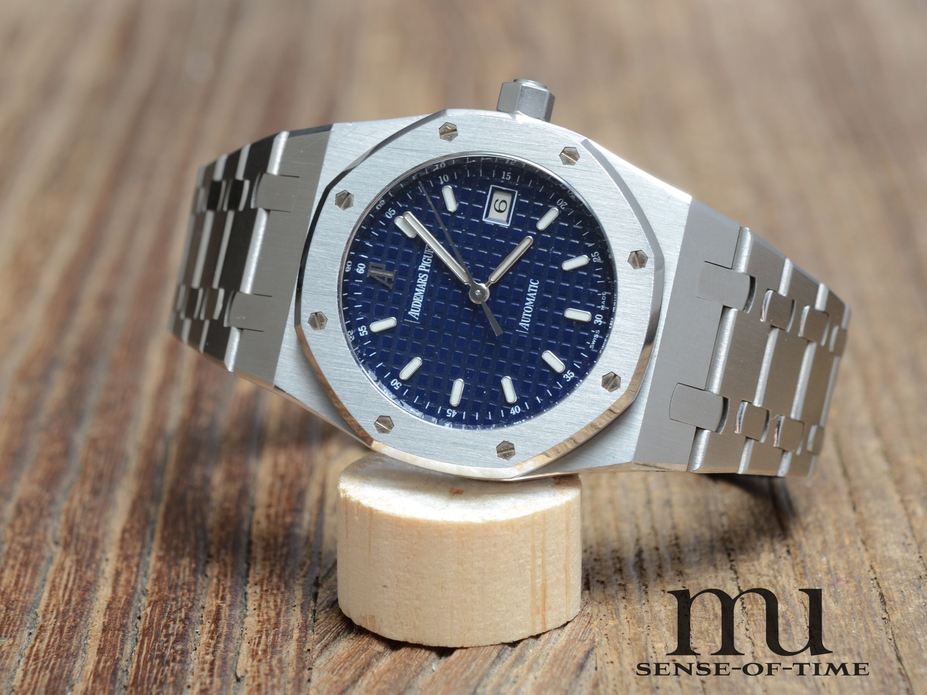 Audemars Piguet Royal Oak Stahl, Blue Dial, Ref.: 15000ST