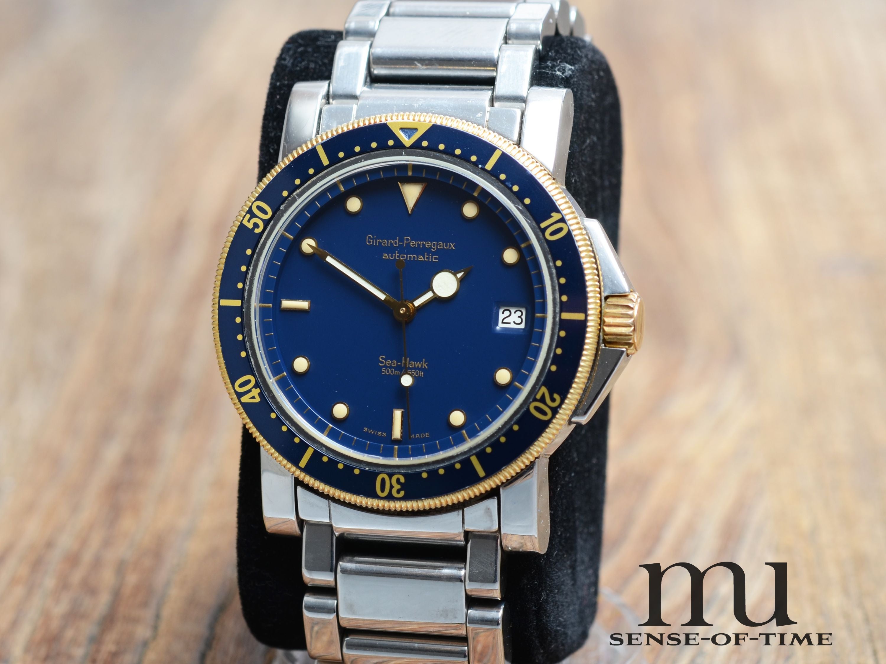 Girard Perregaux Sea Hawk, Blaues Zifferblatt, Cal. GP 215, Ref: 7100