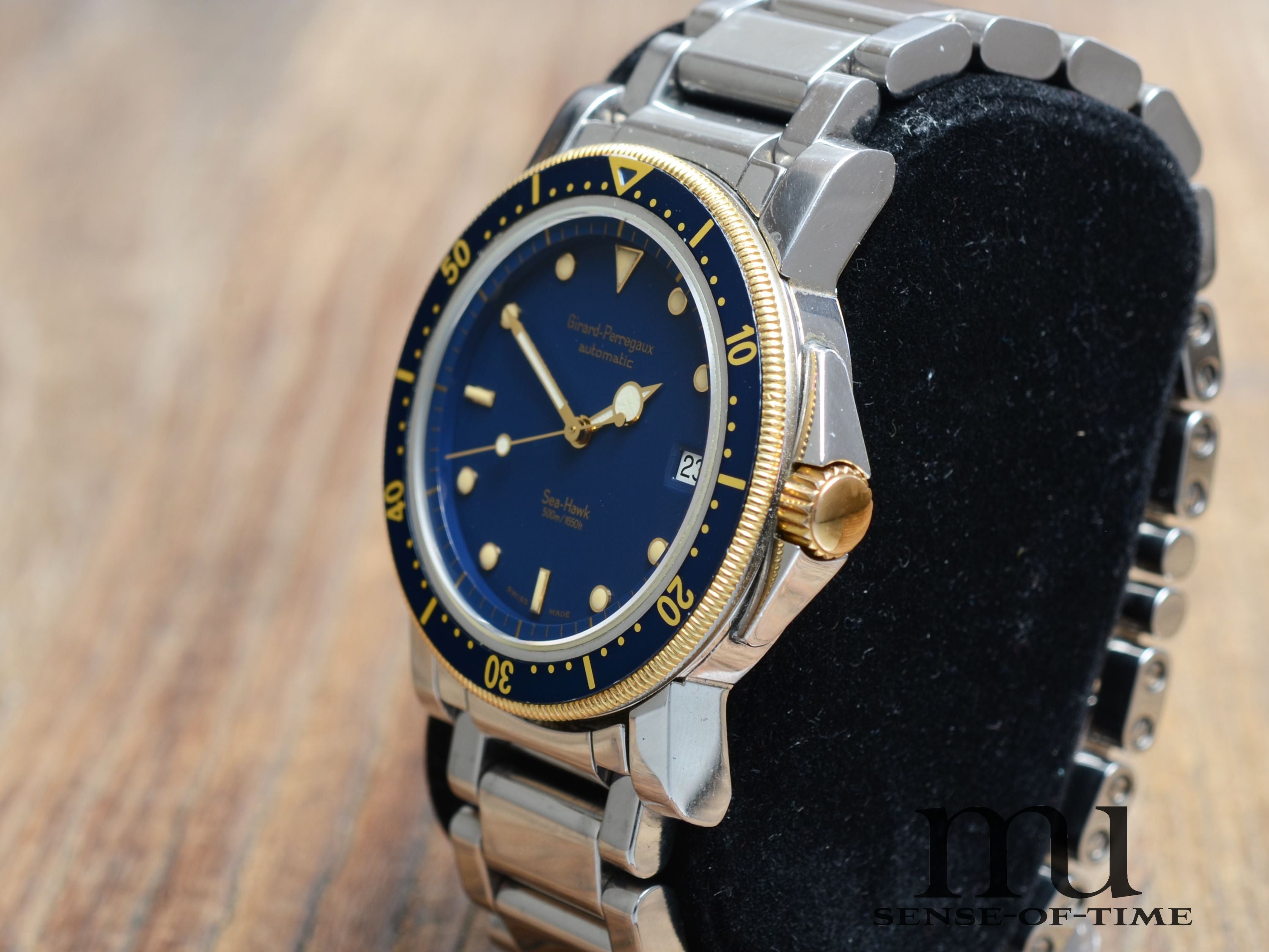 Girard Perregaux Sea Hawk, Blaues Zifferblatt, Cal. GP 215, Ref: 7100