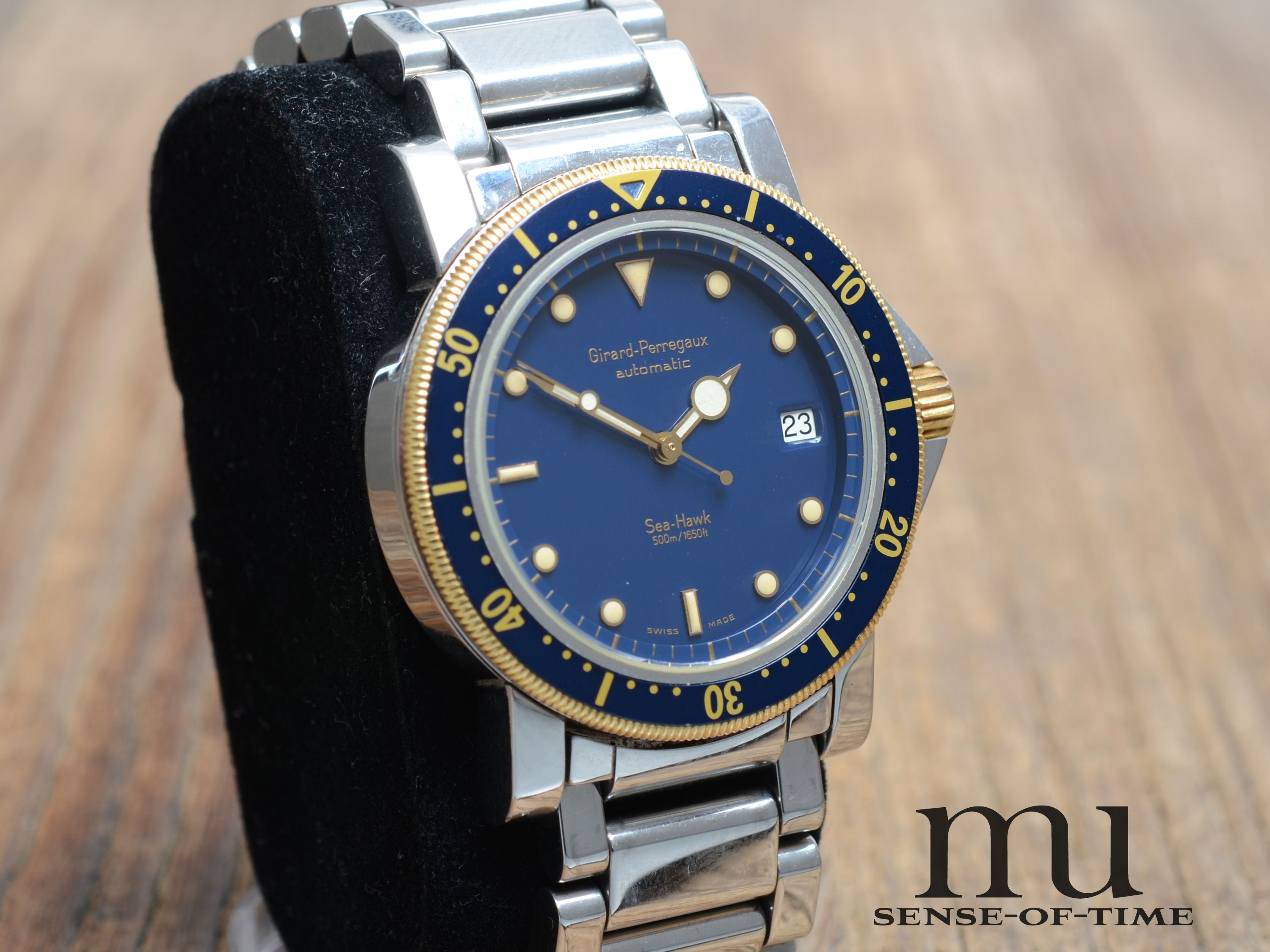 Girard Perregaux Sea Hawk, Blaues Zifferblatt, Cal. GP 215, Ref: 7100