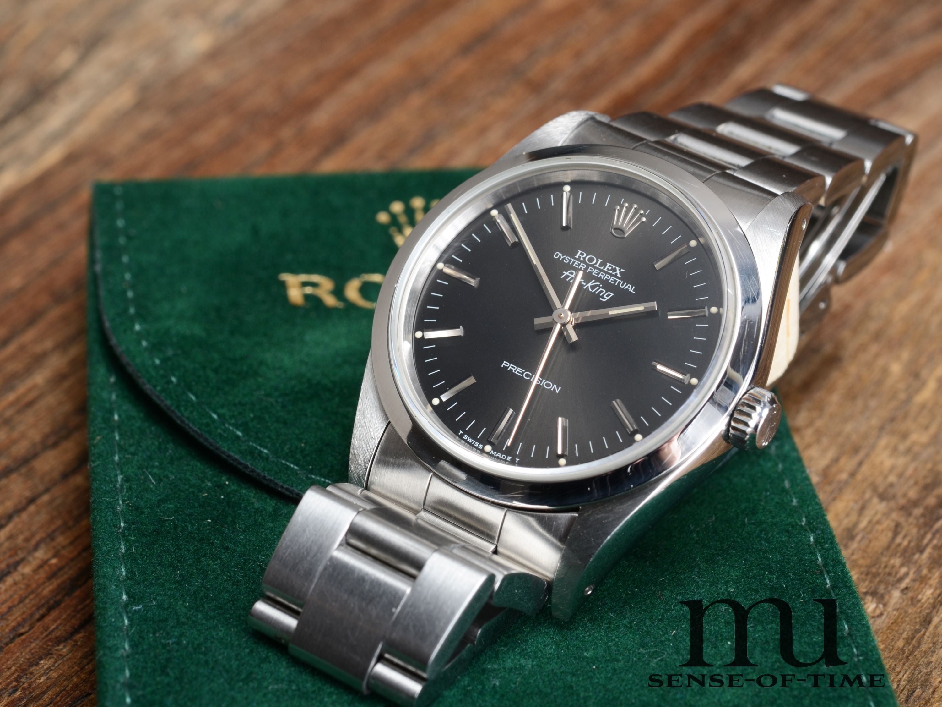 Rolex Air King, Black Dial, Tritium, Ref.: 14000