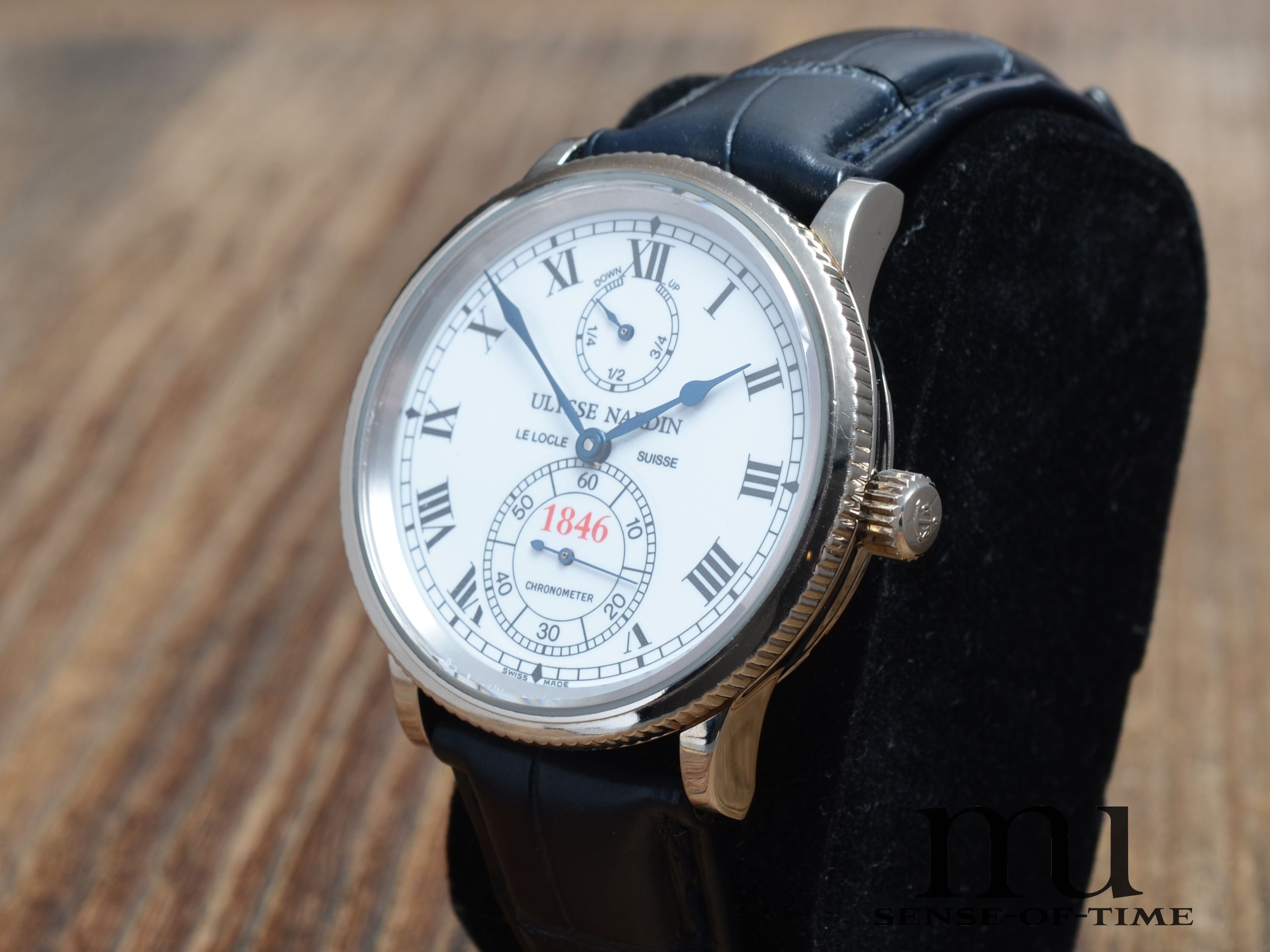 Ulysse Nardin Marine Chronometer, 150th anniversary, 18kt Weißgold, Ref.: 261-22