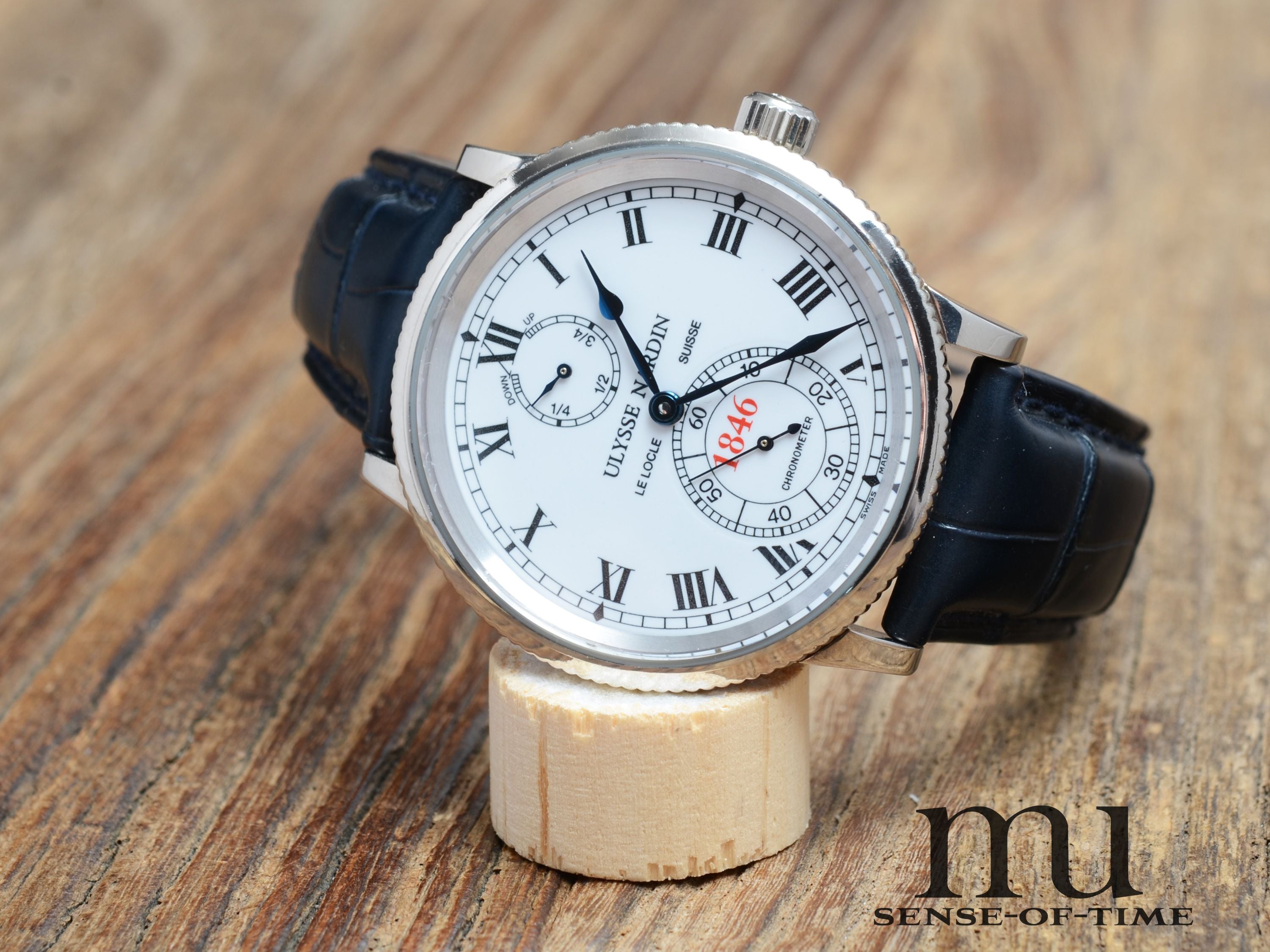 Ulysse Nardin Marine Chronometer, 150th anniversary, 18kt Weißgold, Ref.: 261-22