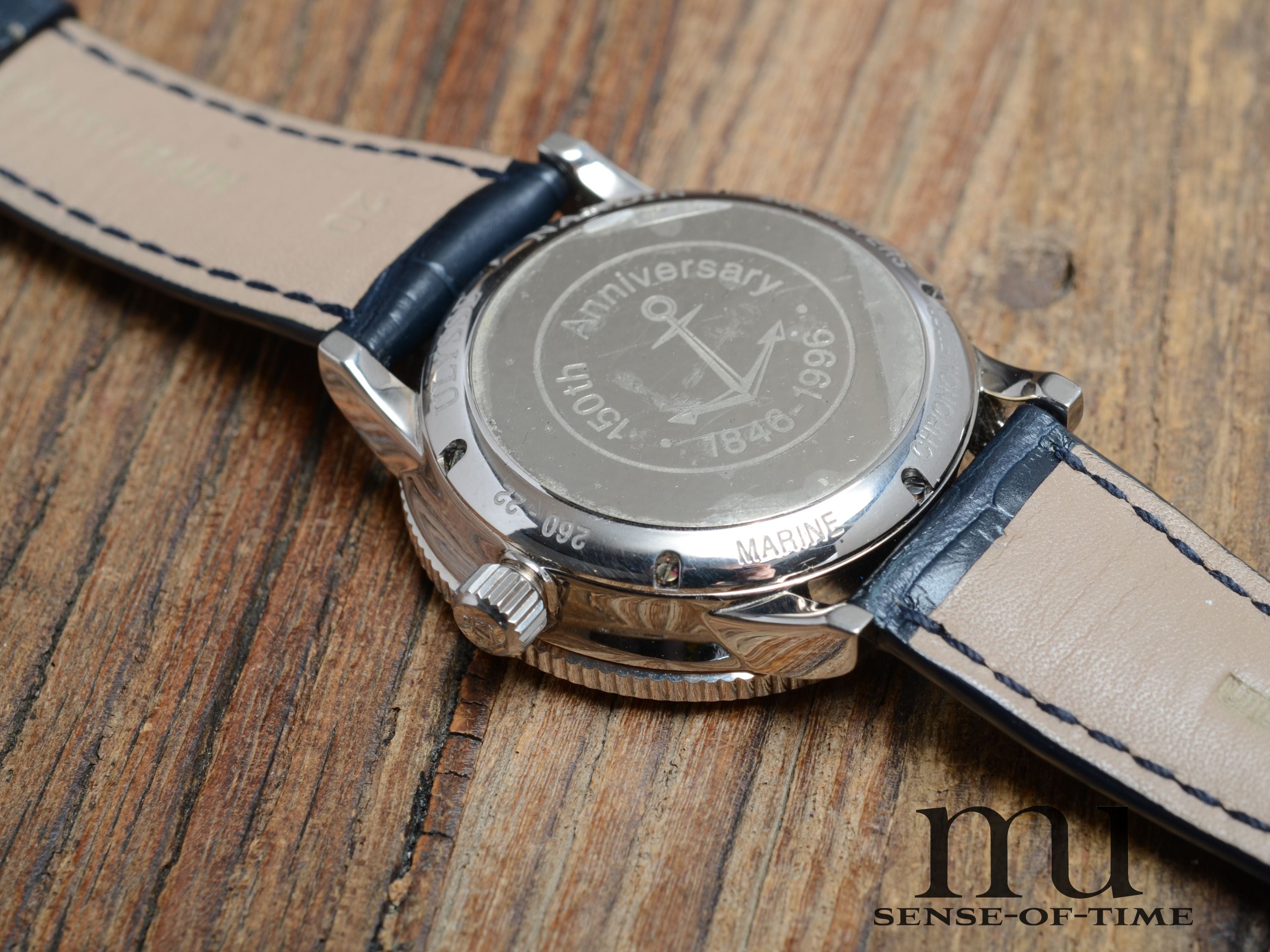 Ulysse Nardin Marine Chronometer, 150th anniversary, 18kt Weißgold, Ref.: 261-22