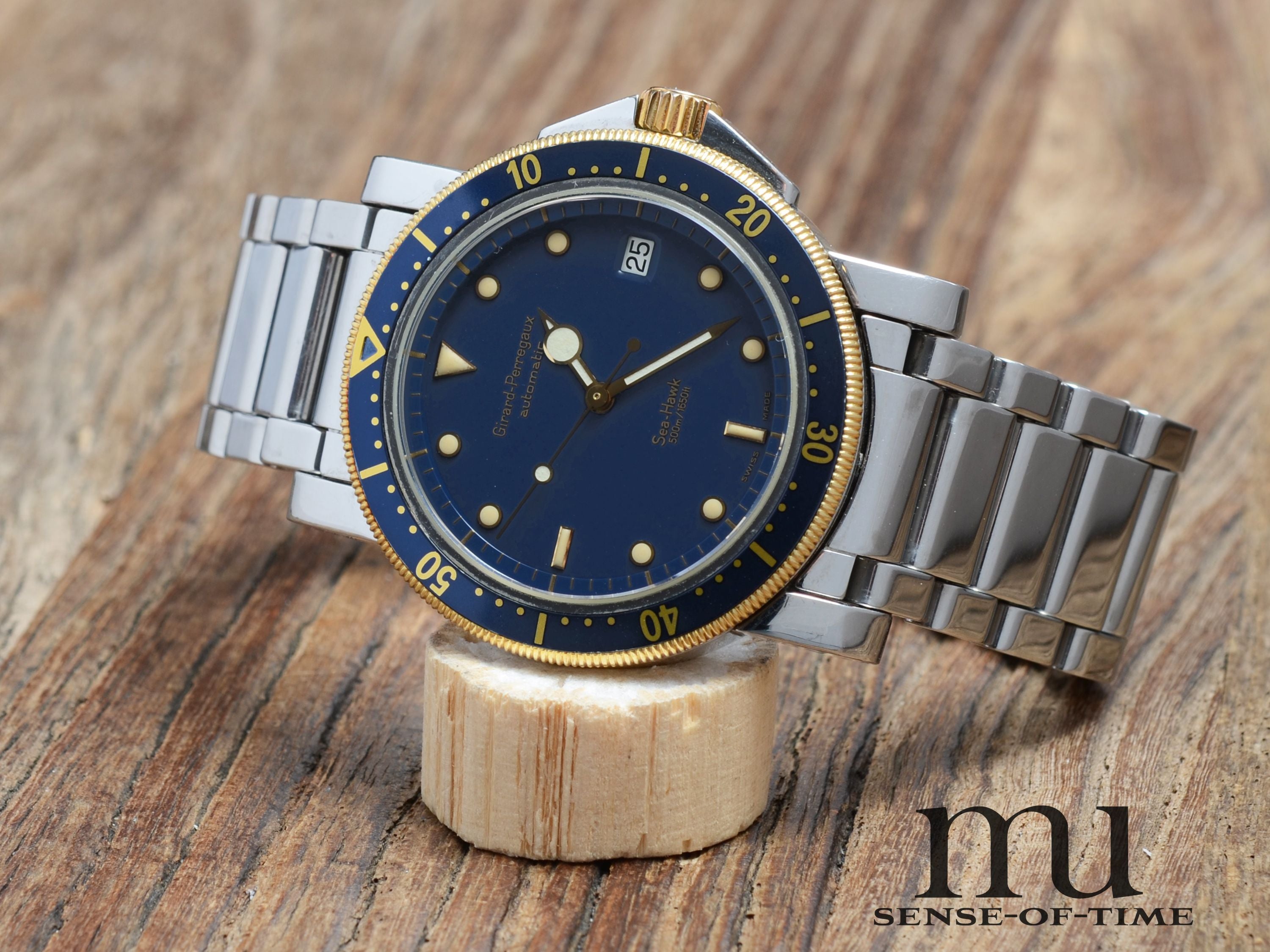 Girard Perregaux Sea Hawk, Blaues Zifferblatt, Cal. GP 215, Ref: 7100