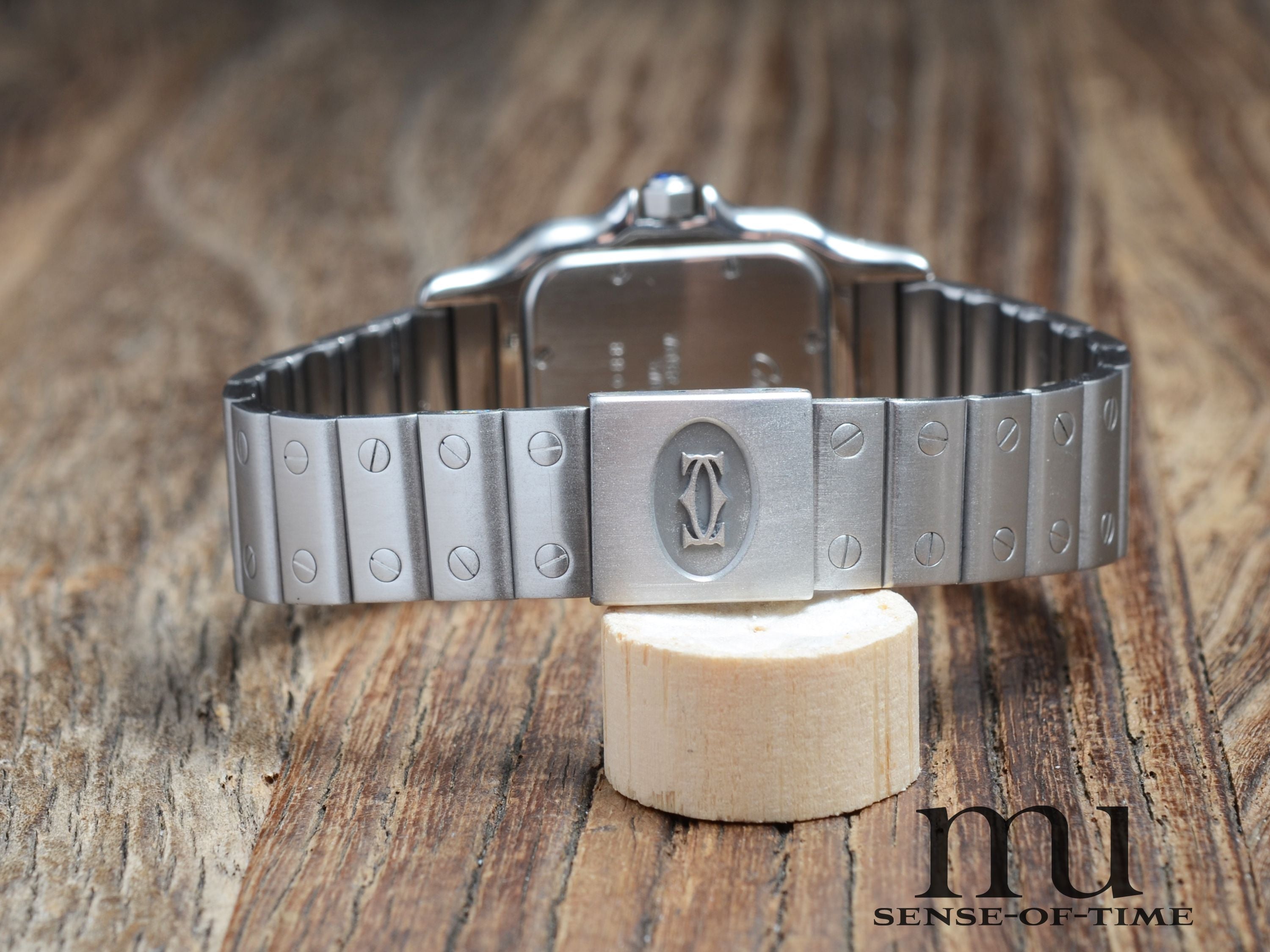 Cartier Santos de Cartier Galbée Stahl Medium, Ref.: 1564