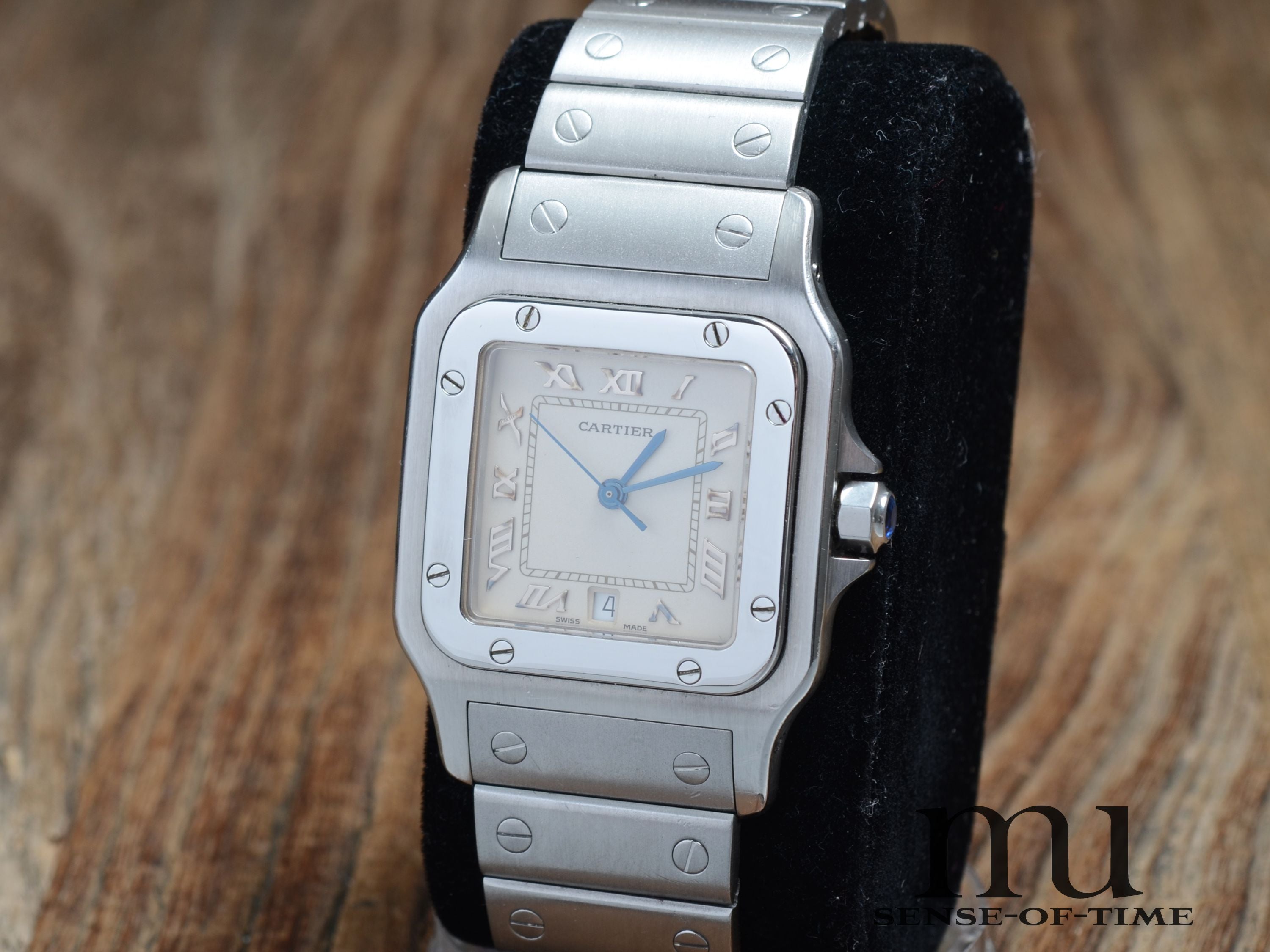 Cartier Santos de Cartier Galbée Stahl Medium, Ref.: 1564