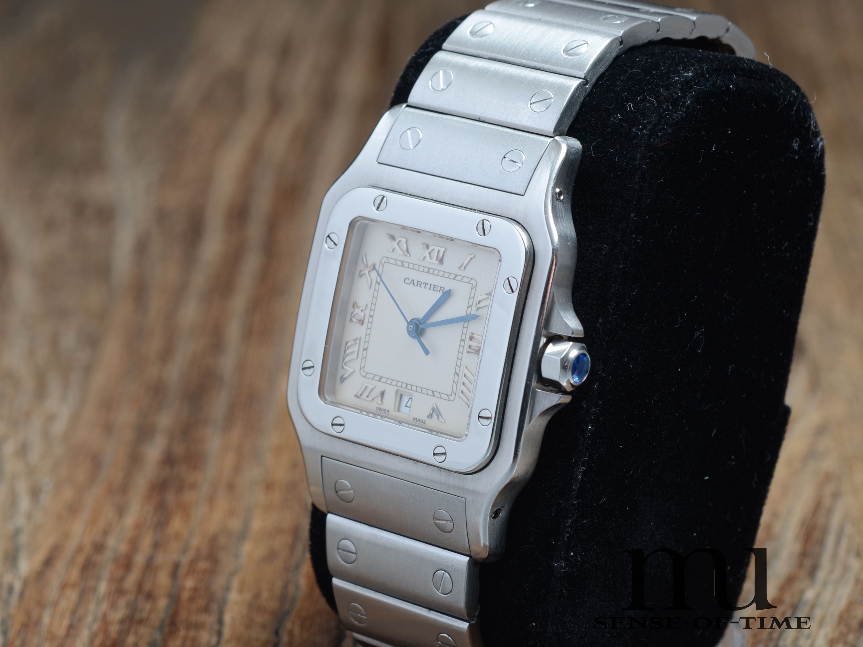 Cartier Santos de Cartier Galbée Stahl Medium, Ref.: 1564