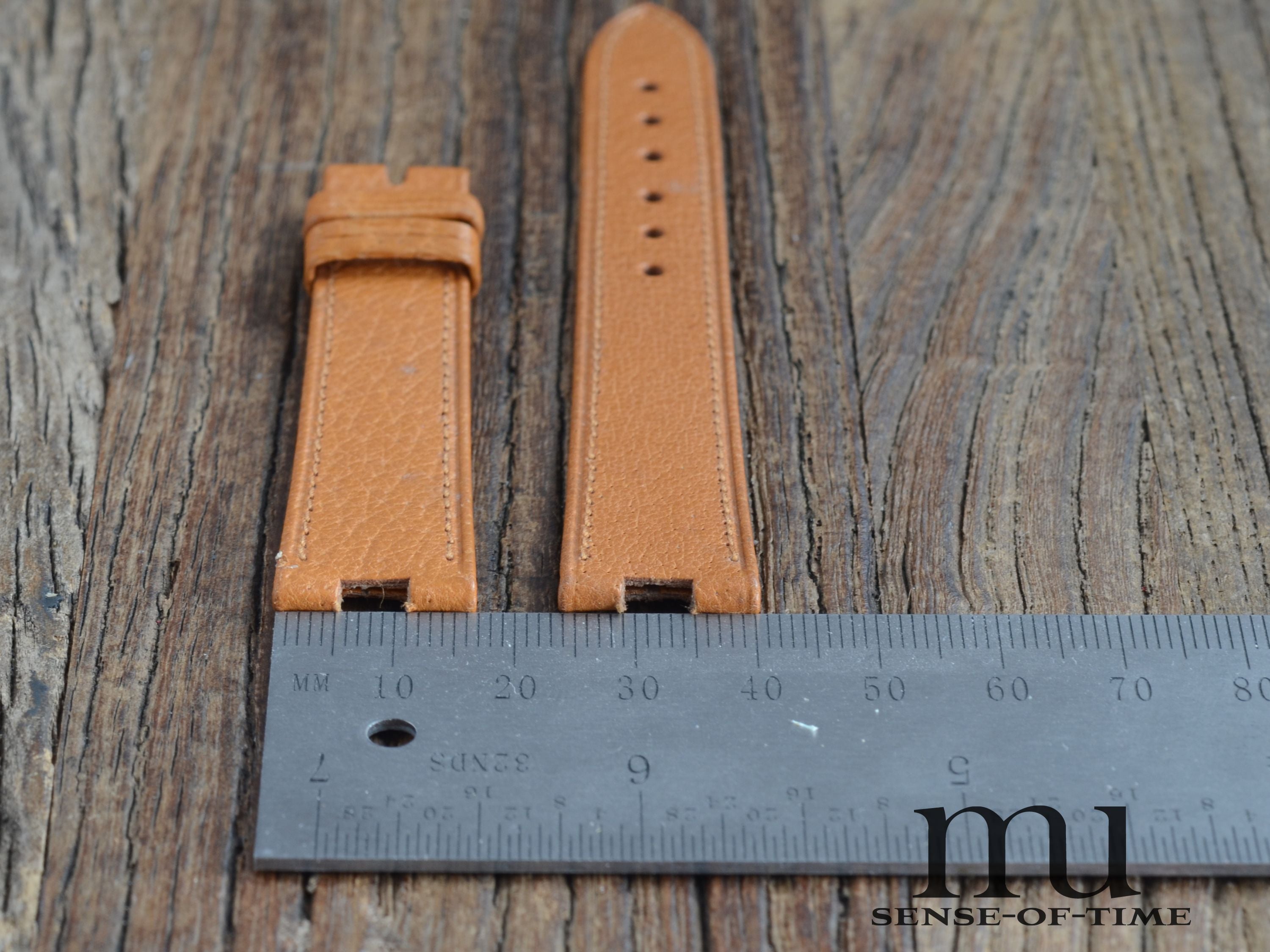 Zubehör: Jaeger leCoultre Lederband, braun, 17mm, NOS