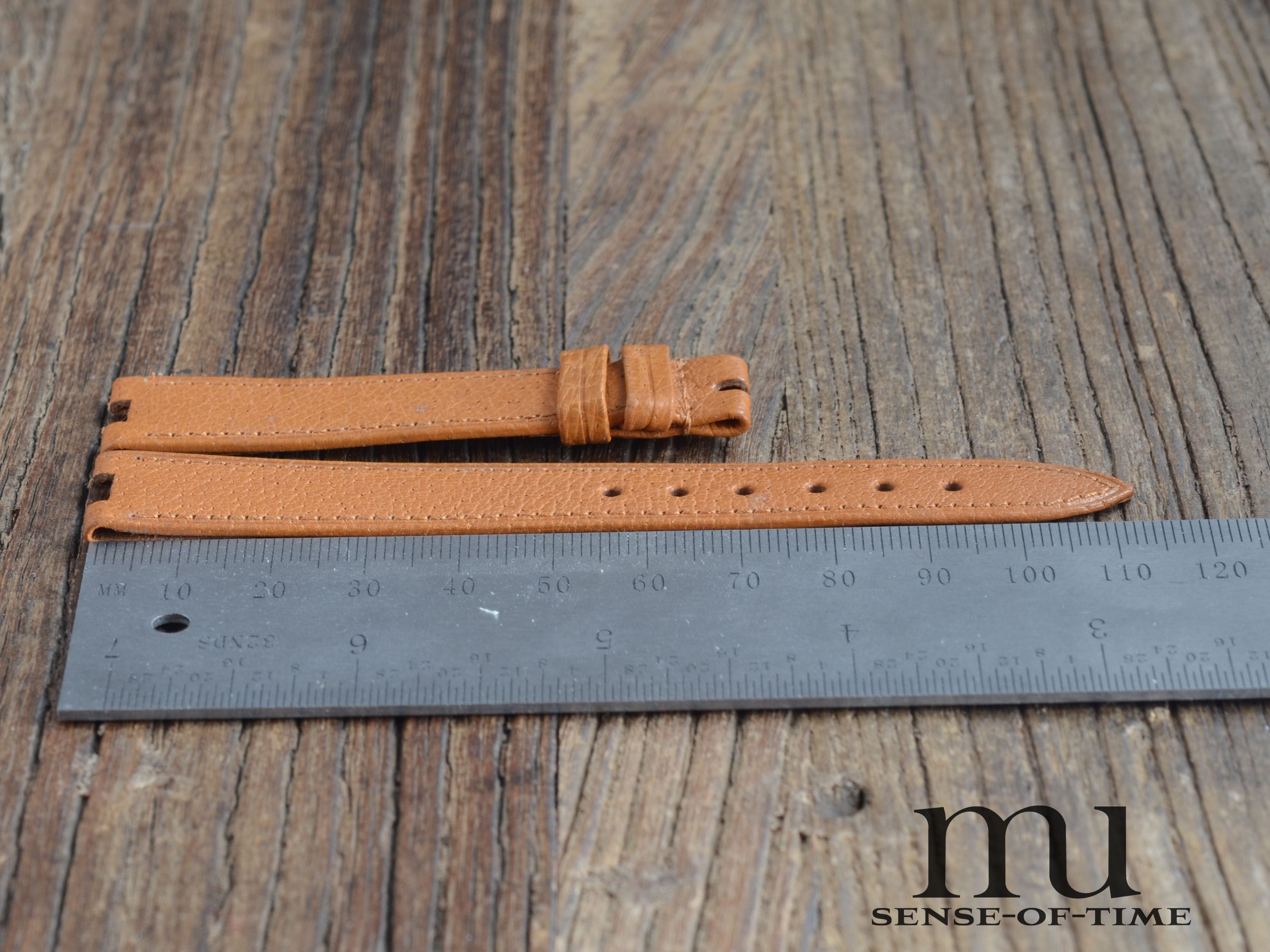 Zubehör: Jaeger leCoultre Lederband, braun, 17mm, NOS