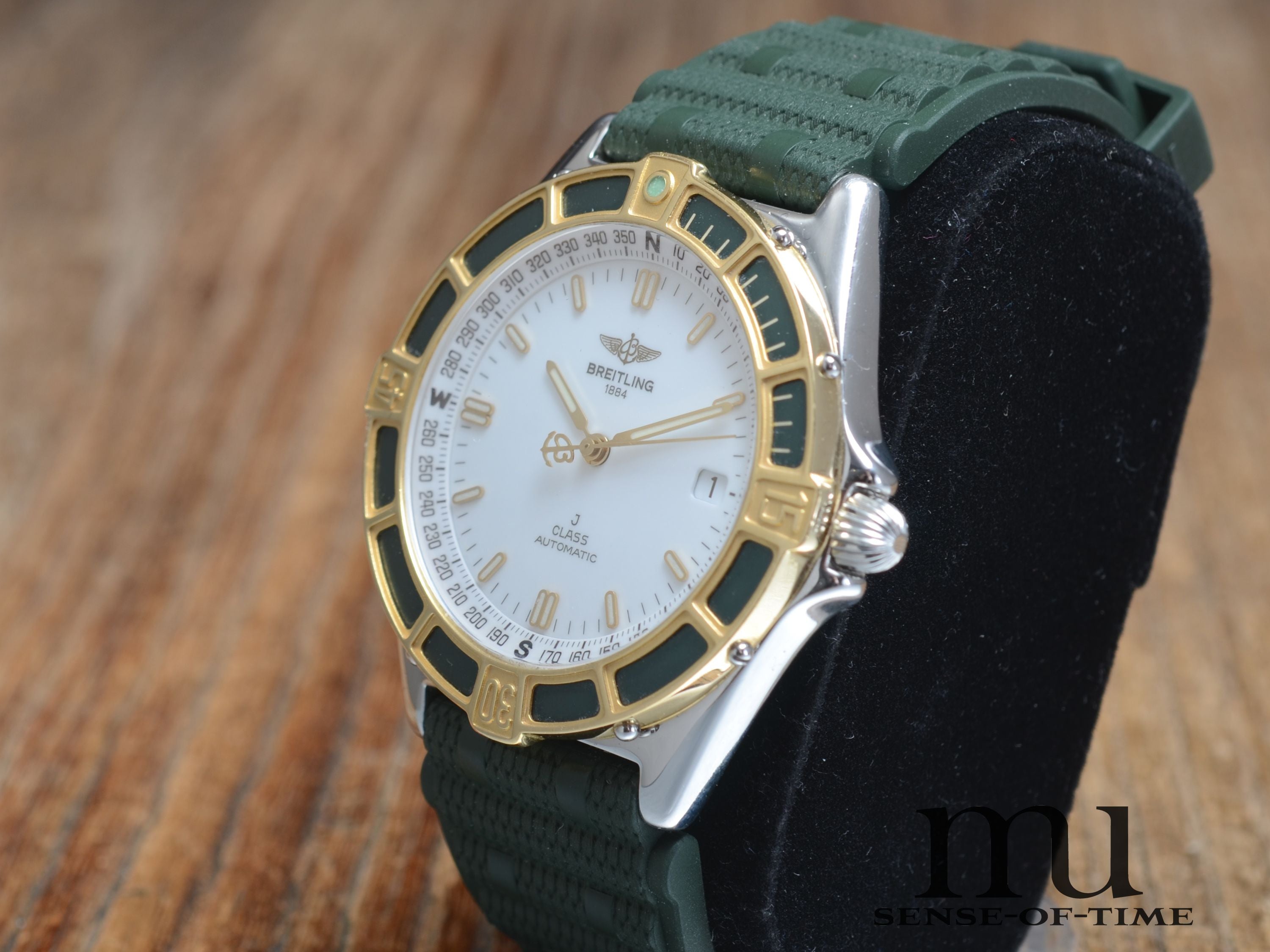 Breitling J Class Gents Stahl/Gold Automatik, Breitling-Service, Roleaux, Ref.: D10067