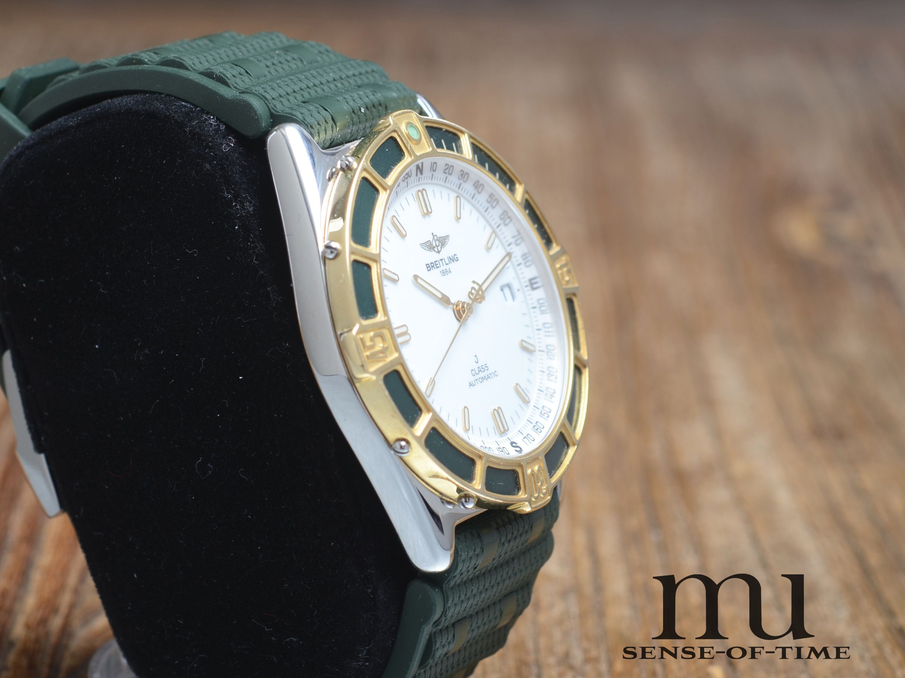 Breitling J Class Gents Stahl/Gold Automatik, Breitling-Service, Roleaux, Ref.: D10067