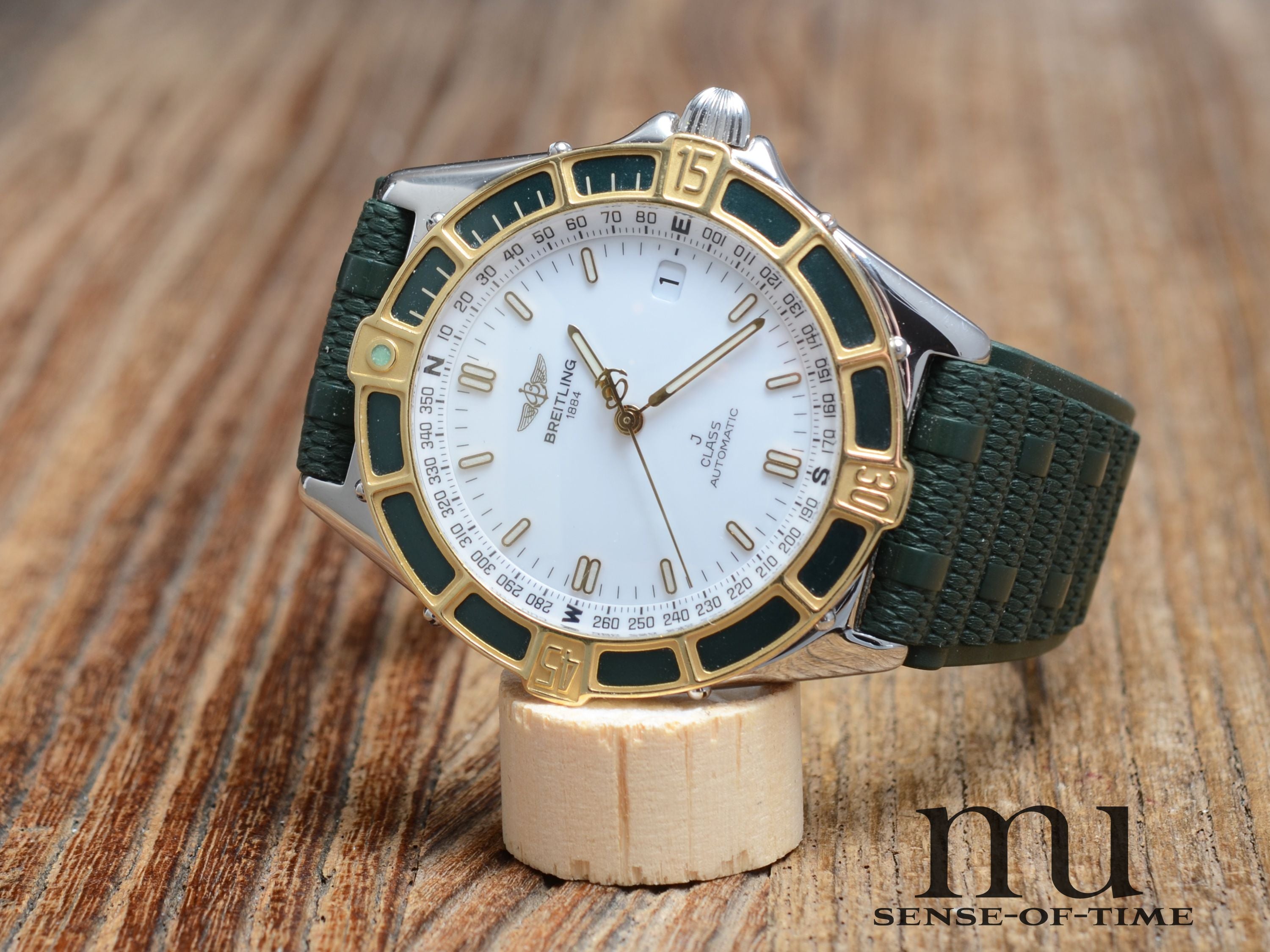 Breitling J Class Gents Stahl/Gold Automatik, Breitling-Service, Roleaux, Ref.: D10067