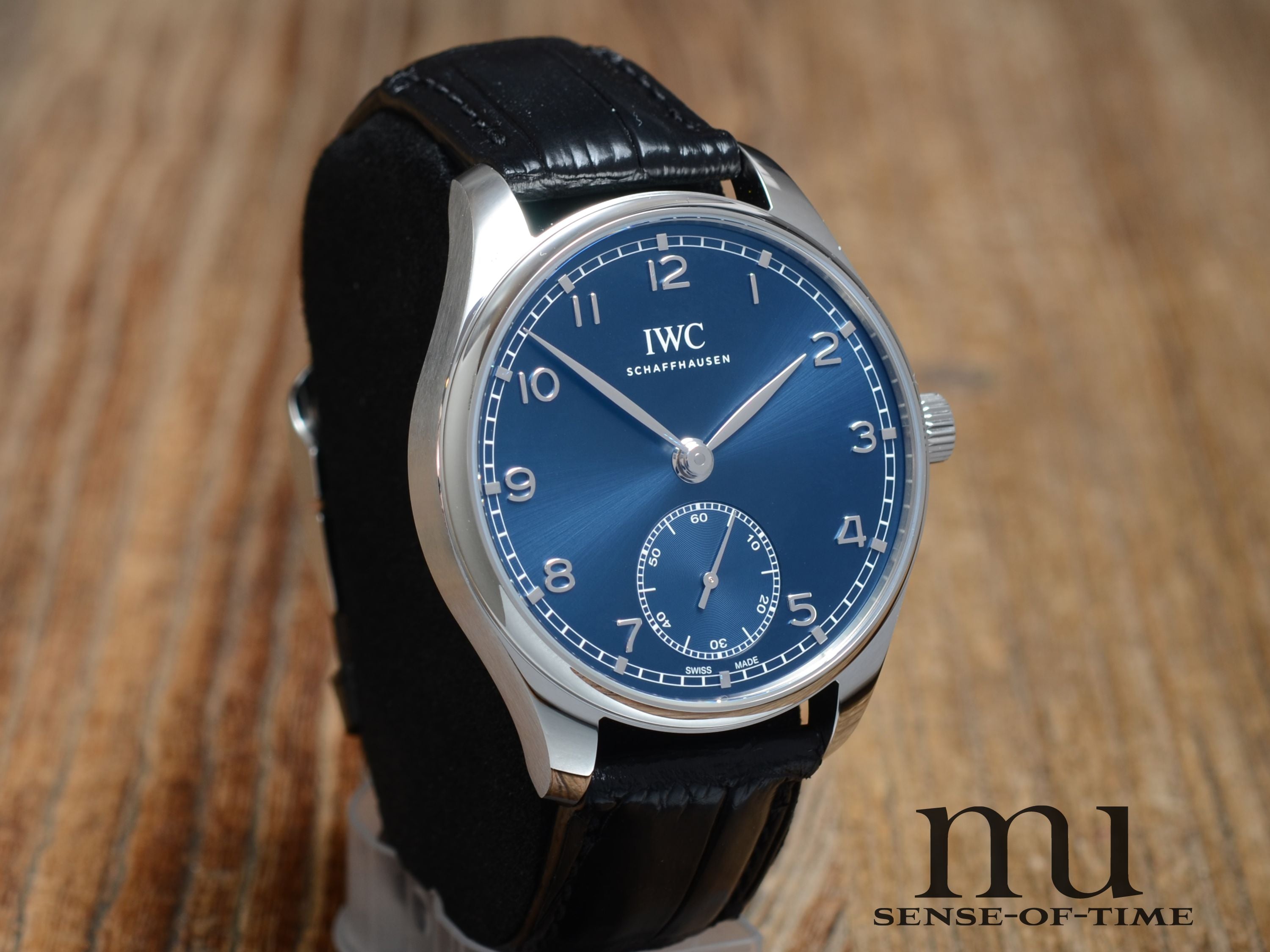 IWC Portugieser mit blauem Zifferblatt, NEU, Ref.: IW3583