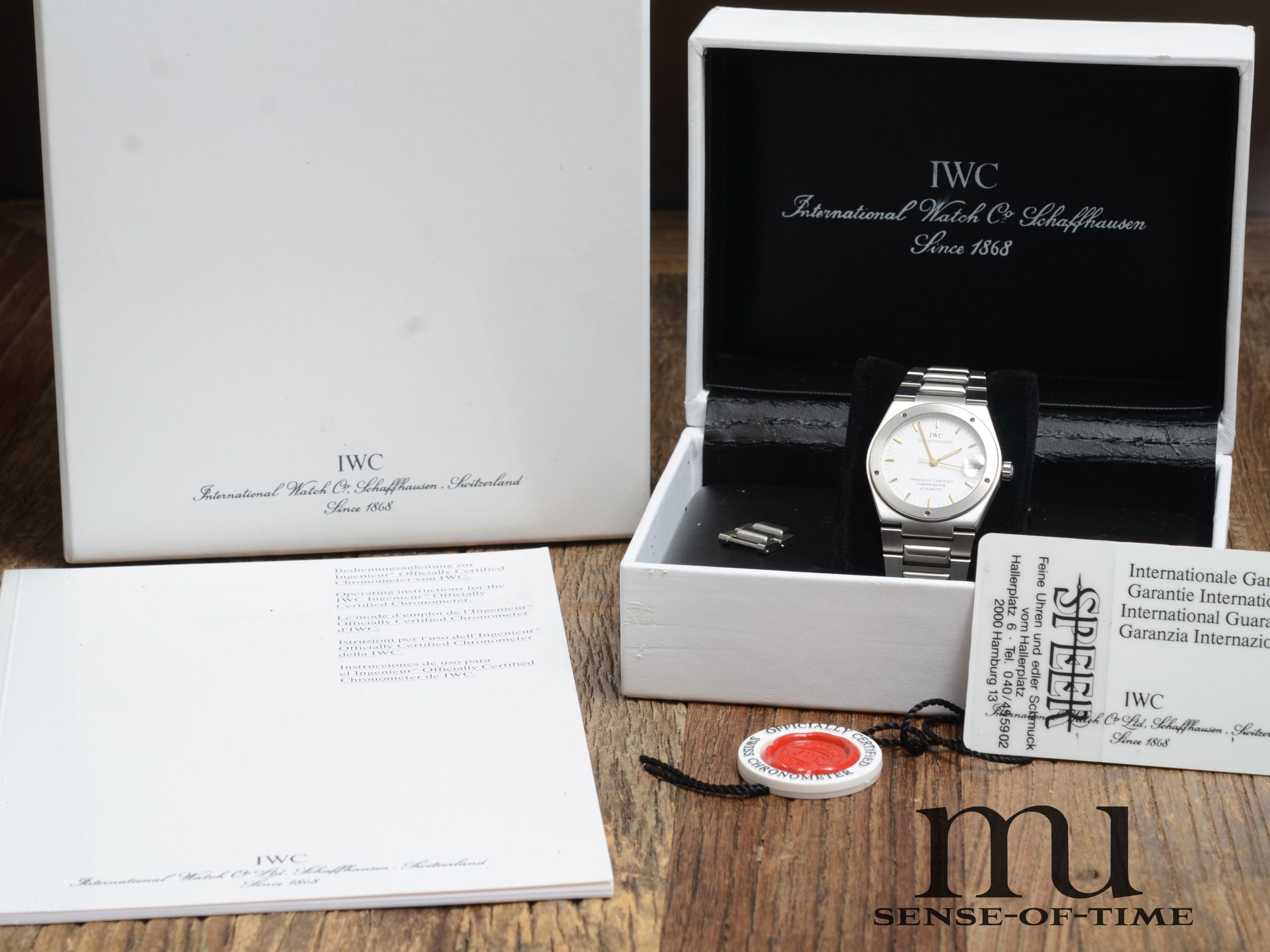 IWC Ingenieur Chronometer, weißes Zifferblatt, Ref.: IW3521