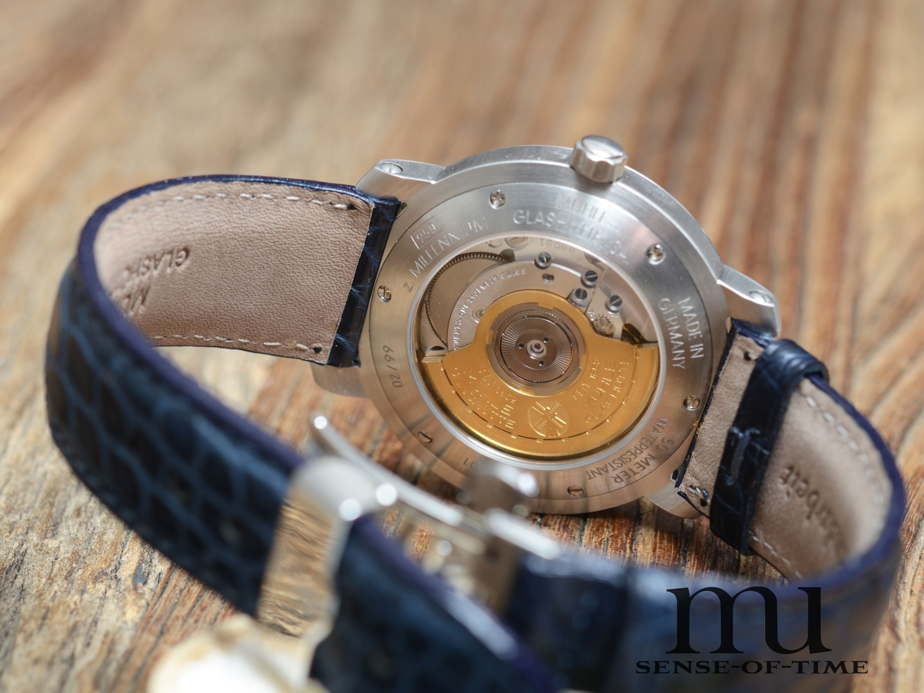 Mühle Millennium Set 2/99 bestehend aus 9 Uhren (1x davon Platin ), Limited Edition, NOS